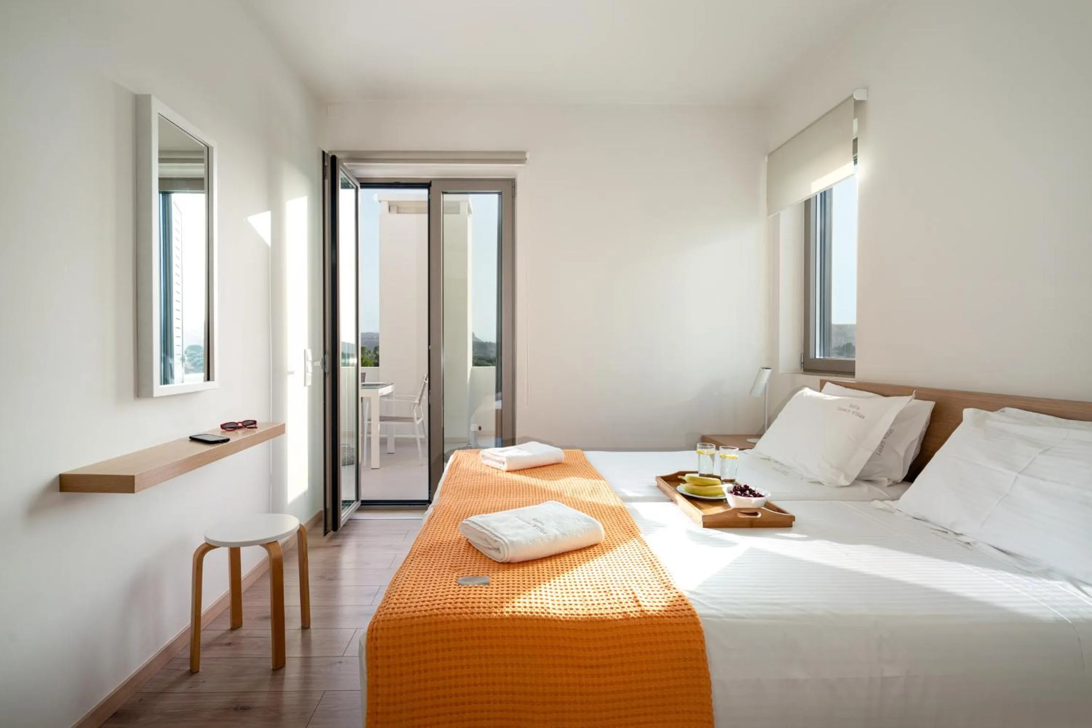 Bed in Sofia Luxury Villas