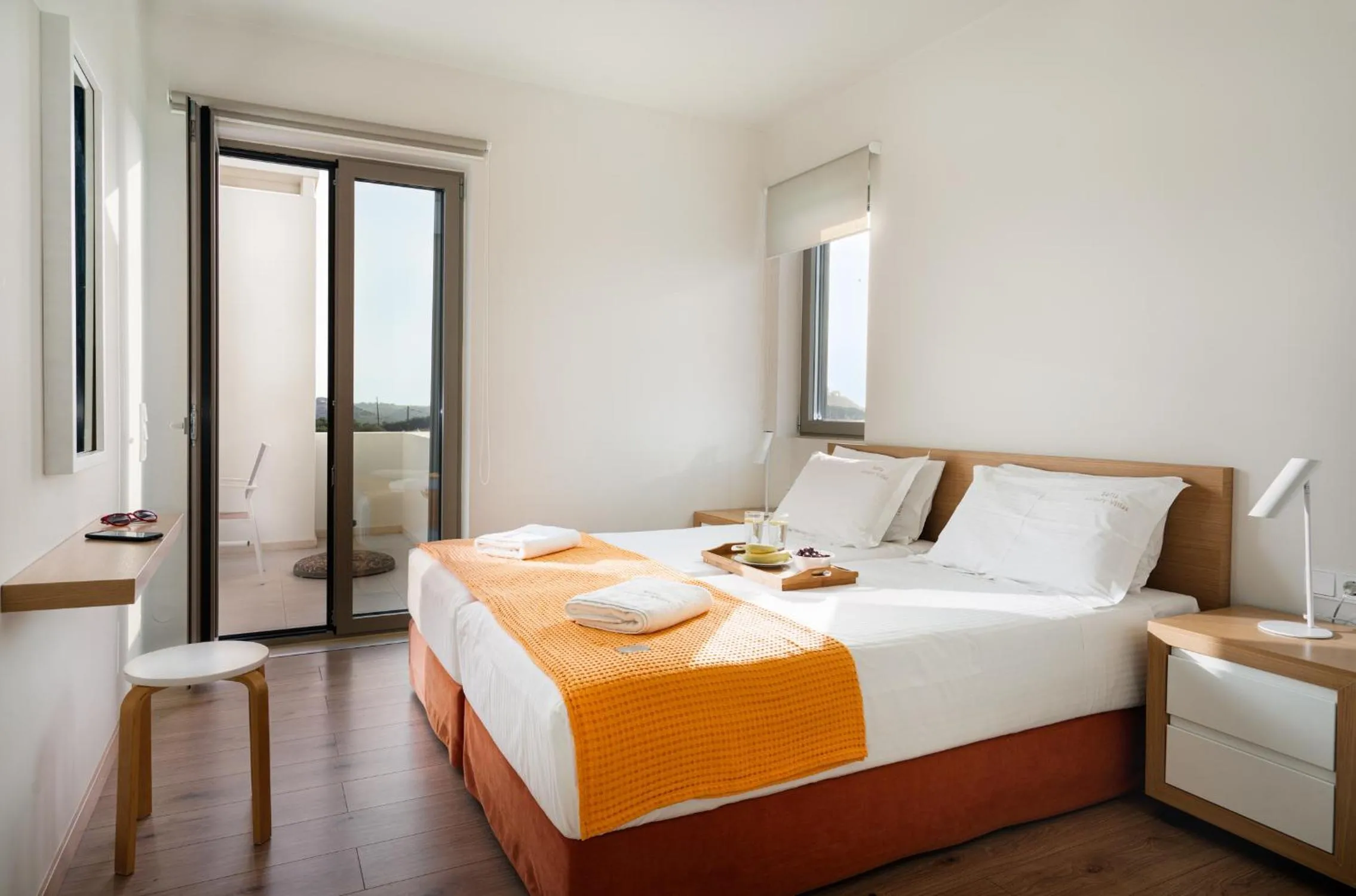Bed in Sofia Luxury Villas