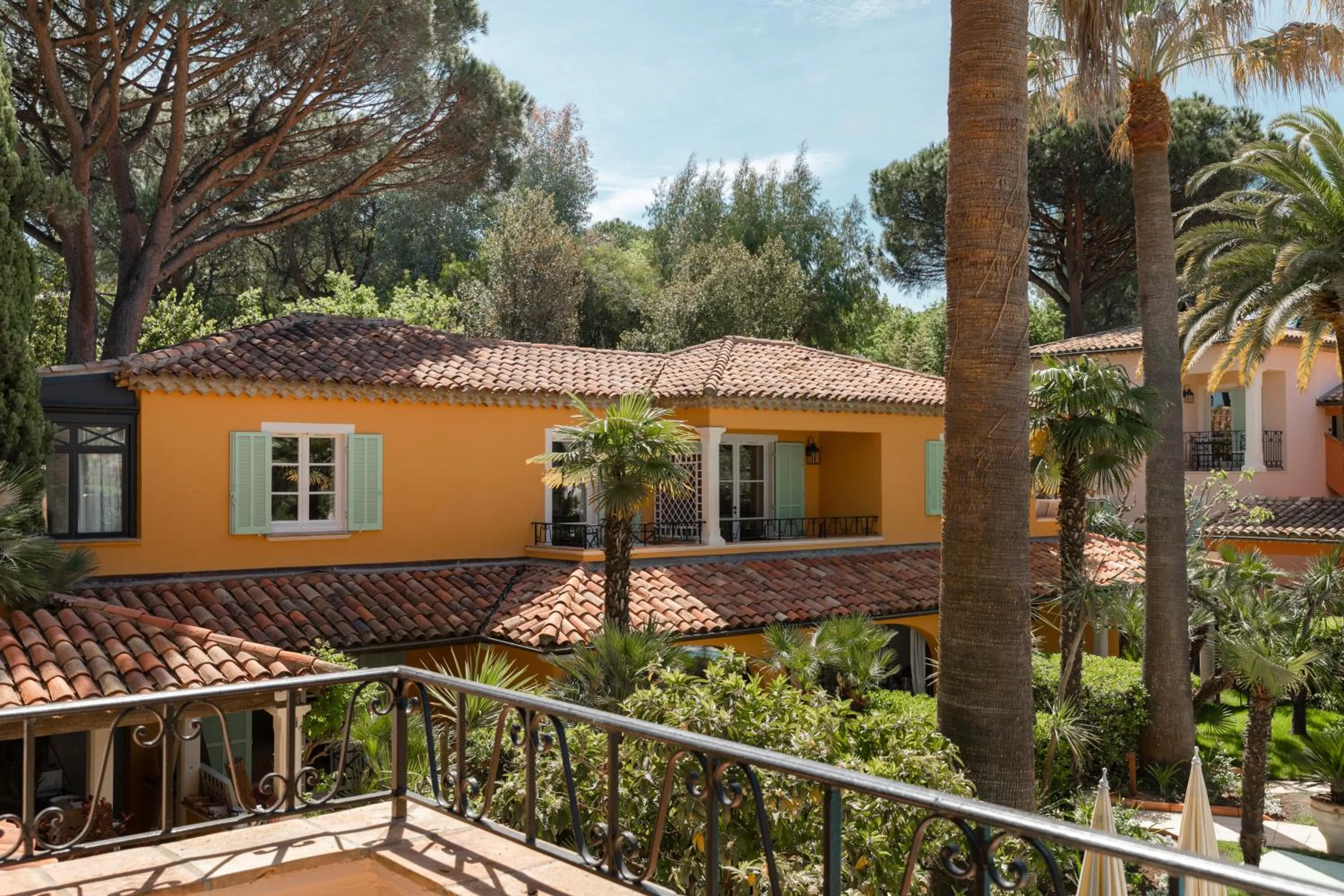 Garden view in La Bastide de Saint Tropez
