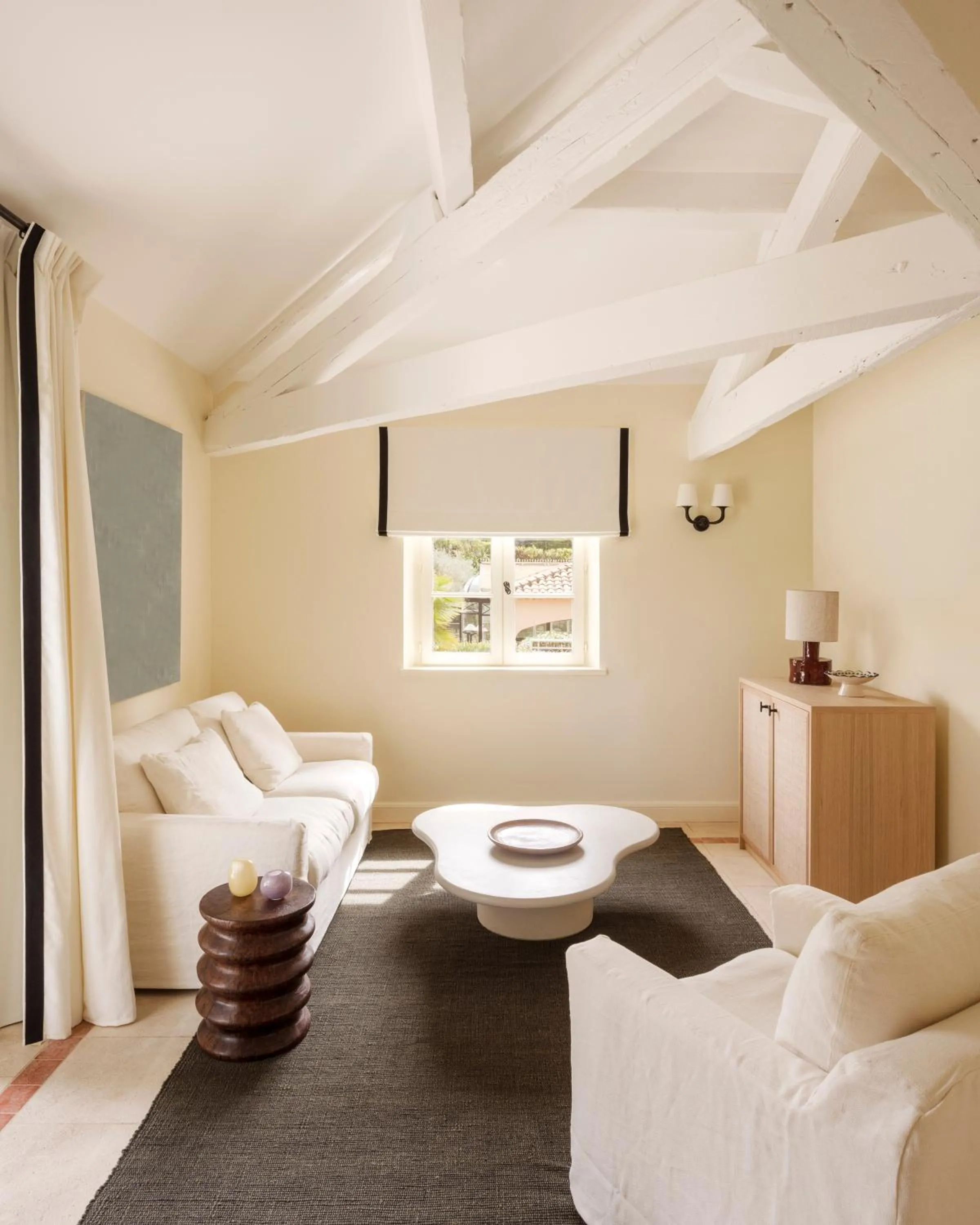 Seating area, Bed in La Bastide de Saint Tropez