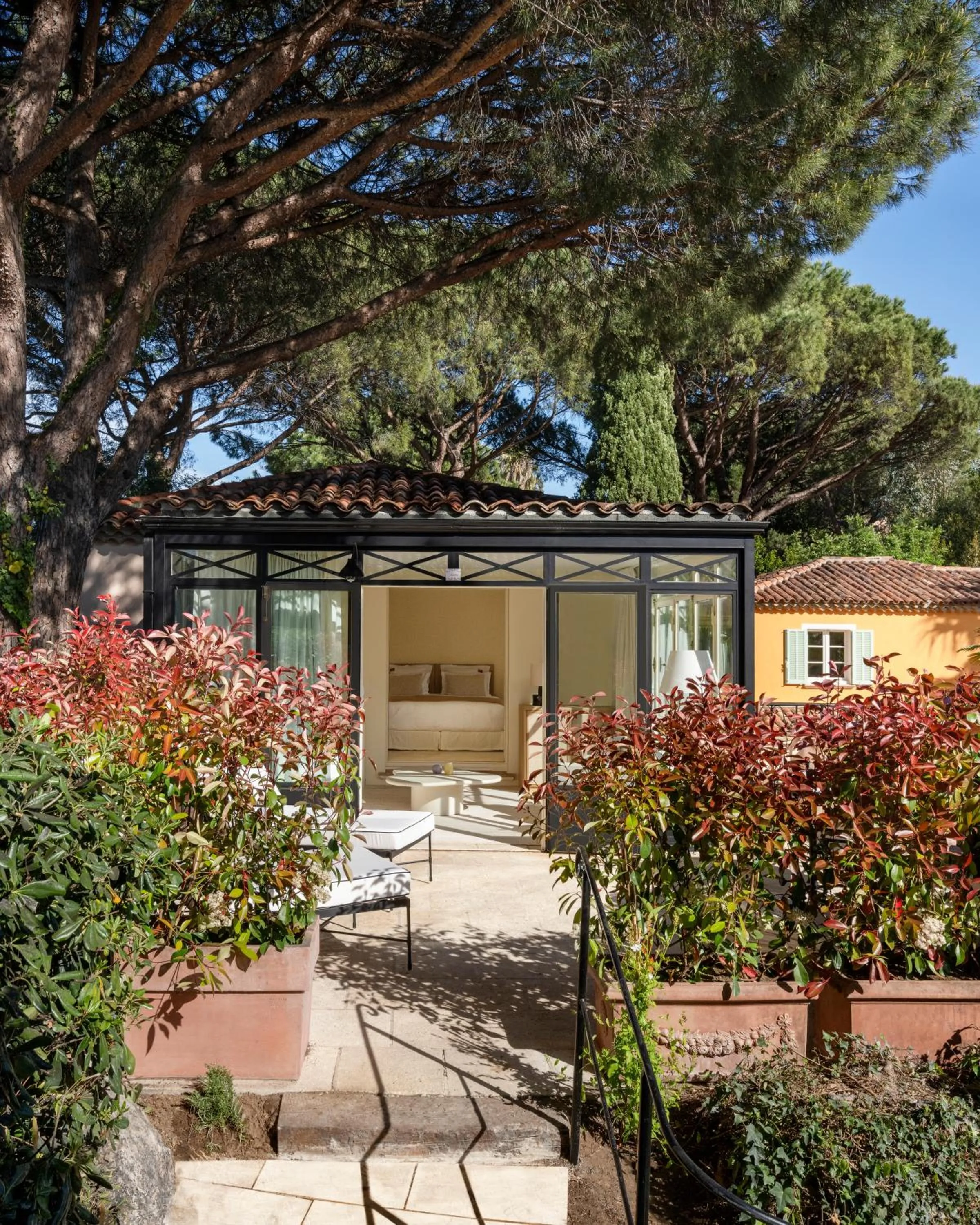 Garden view in La Bastide de Saint Tropez
