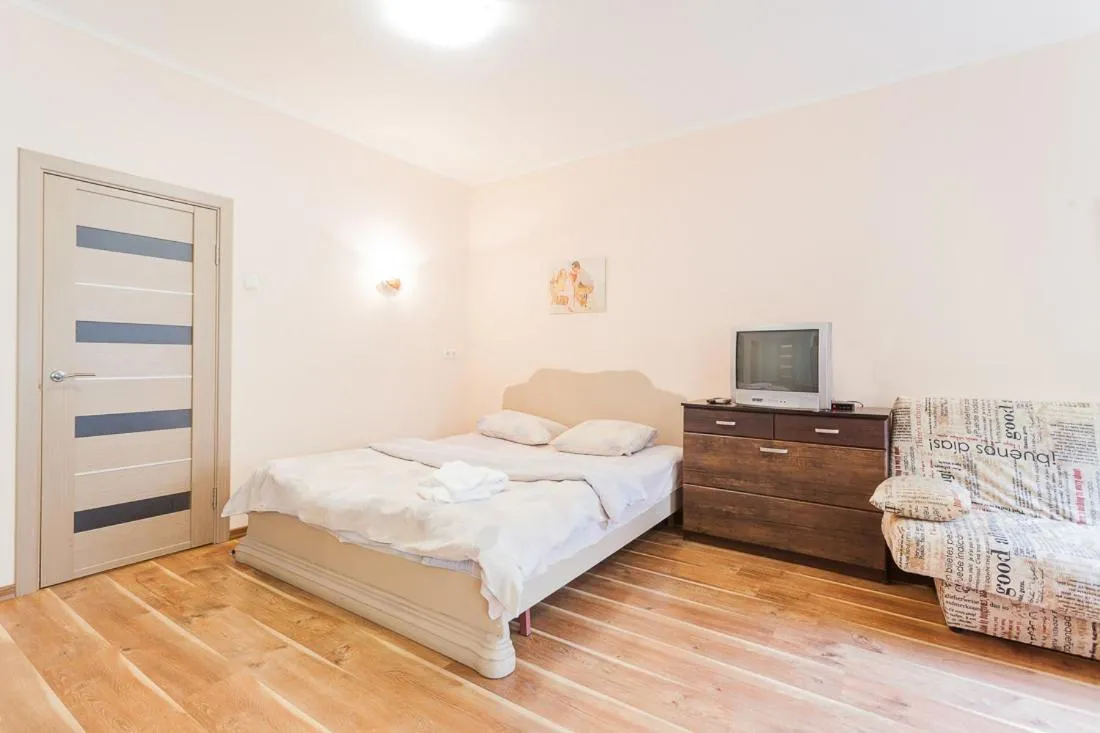 Bed in Cozy apartments near Olympic Stadium
