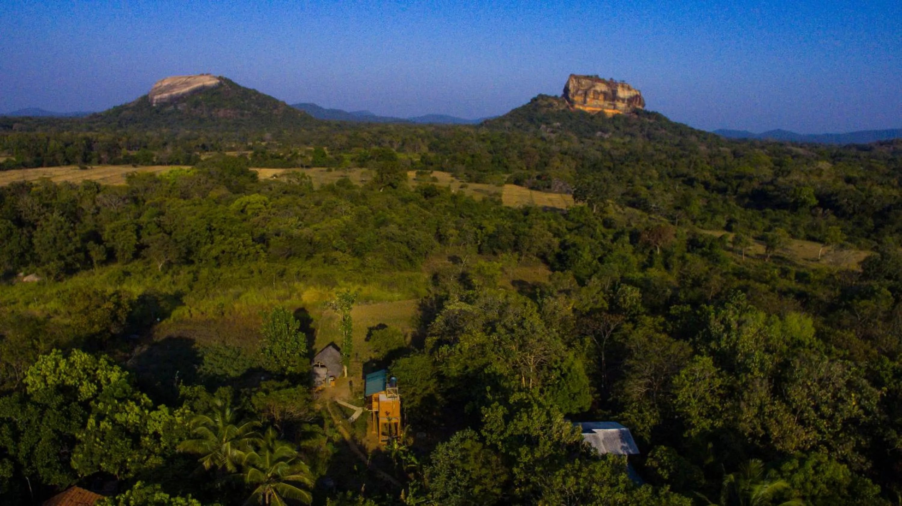 Natural landscape in Sigiriya Rock Gate Resort