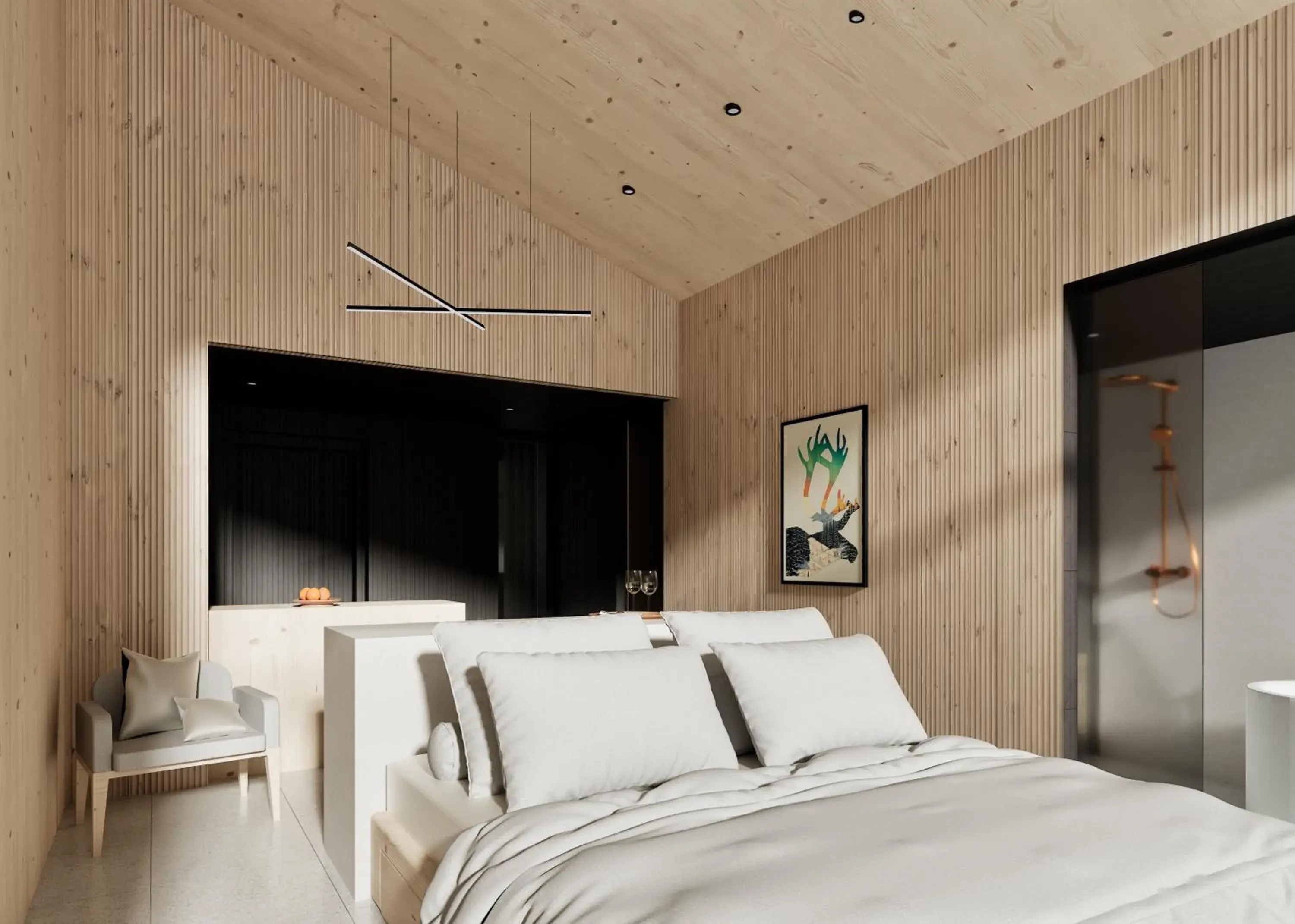 Bed in Star Arctic Hotel & Activities Bed in Star Arctic Hotel & Activities