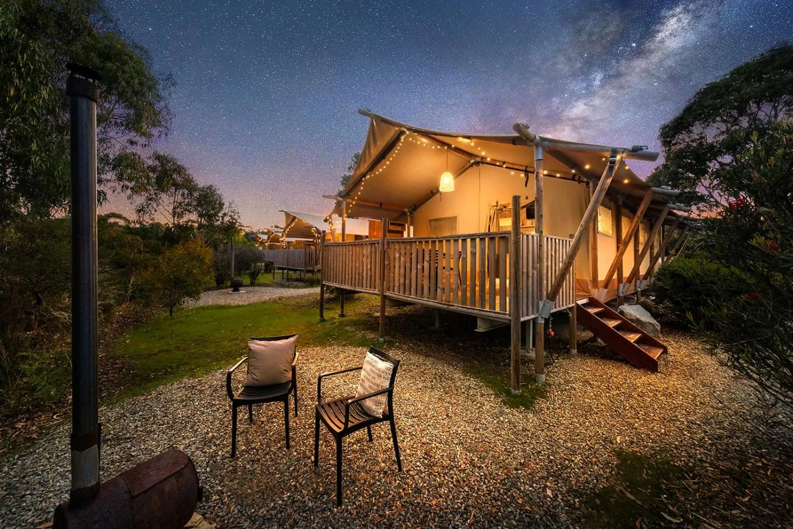 Property building in Scamander Sanctuary Holiday Park