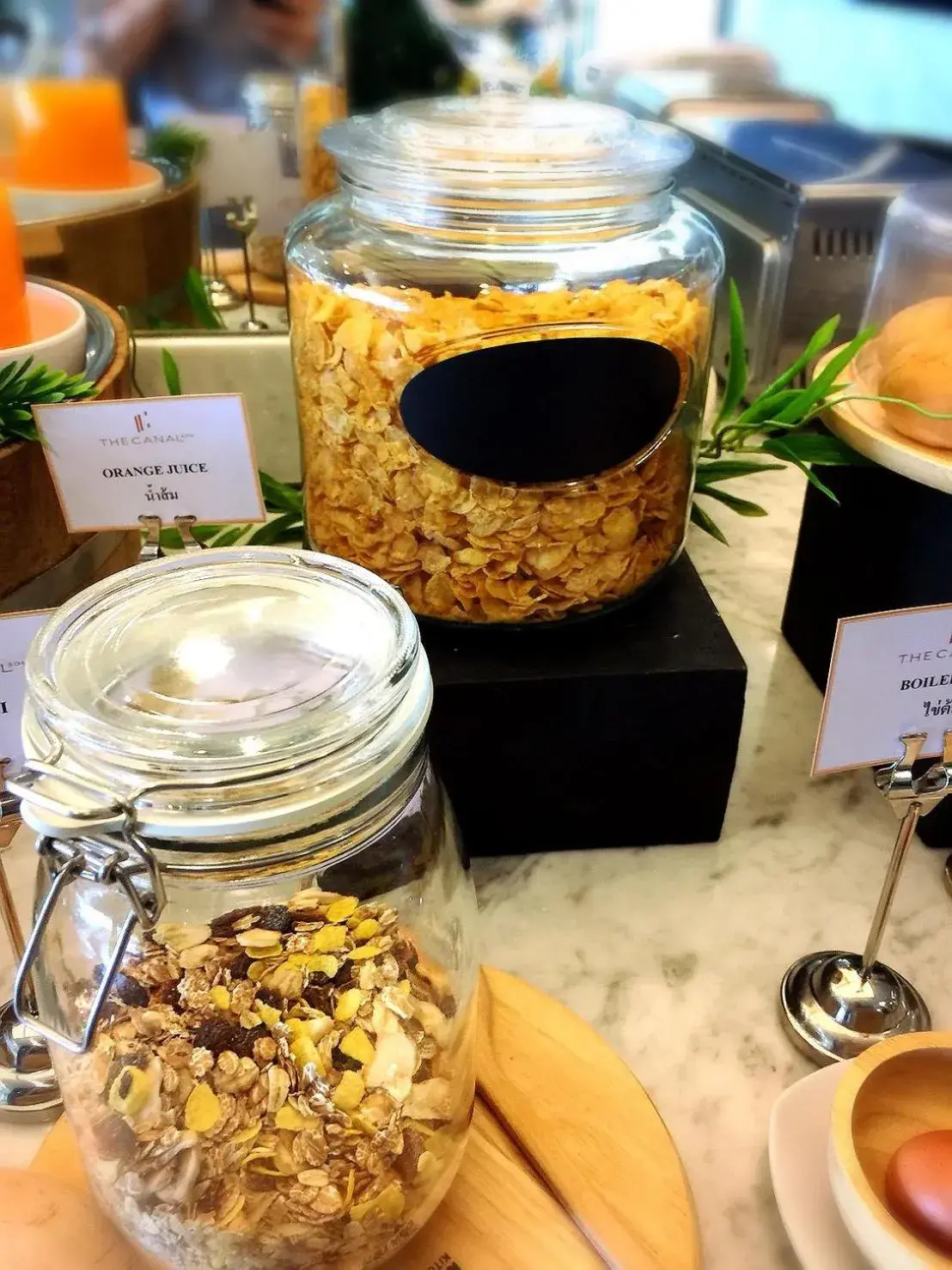 Buffet breakfast in The Canal 304 Hotel and Residence Buffet breakfast in The Canal 304 Hotel and Residence
