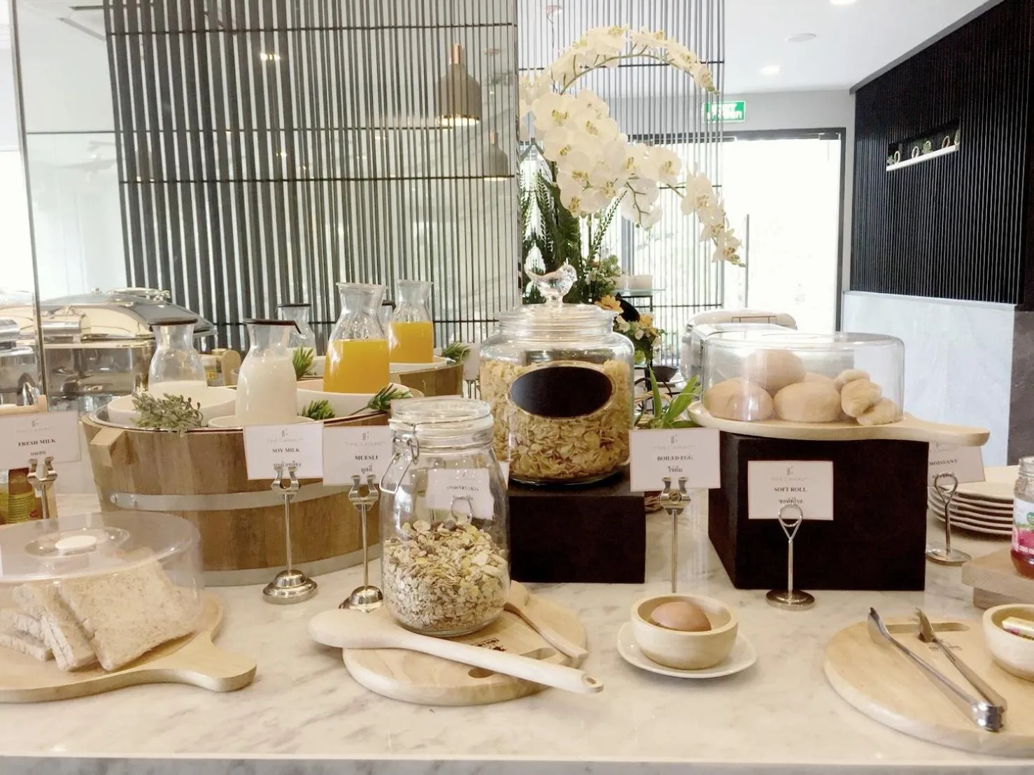 Buffet breakfast in The Canal 304 Hotel and Residence