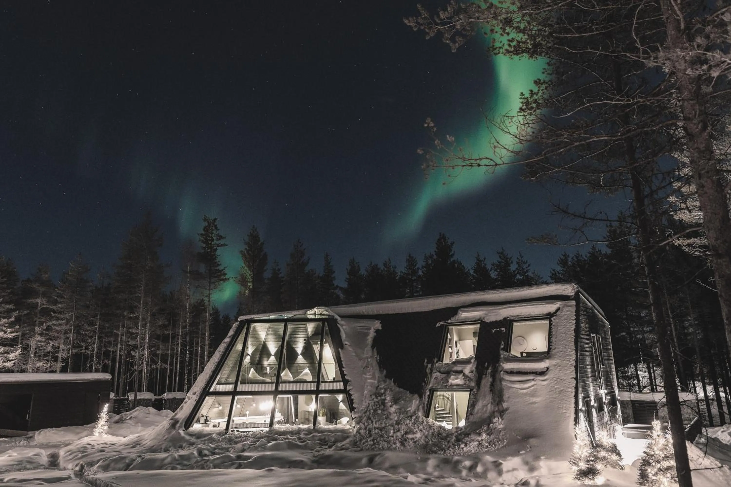 Premium Lodge in Glass Resort