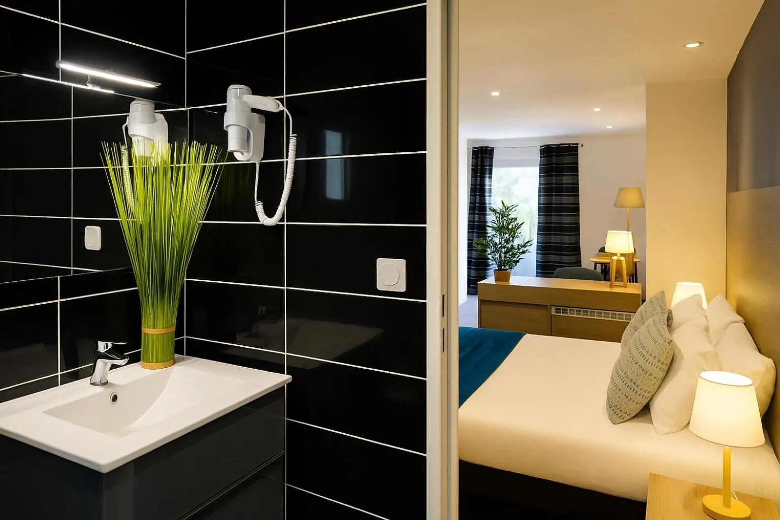 Bedroom in Hotel & Spa Gil de France Cap d'Agde