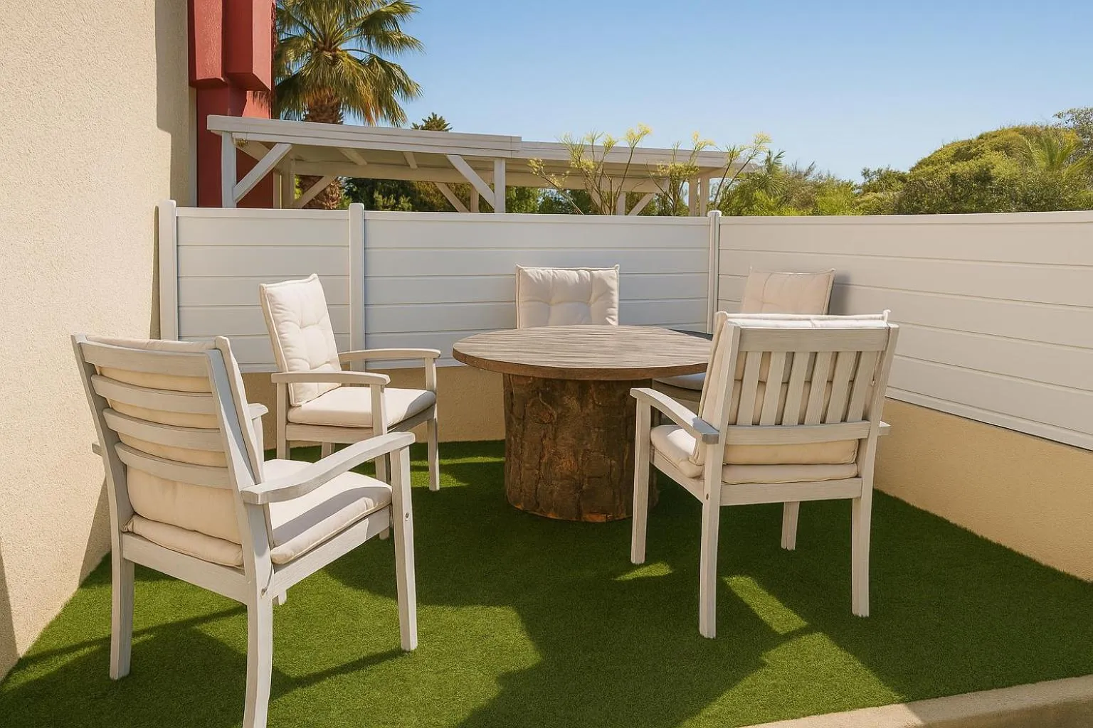 Balcony/Terrace in Hotel & Spa Gil de France Cap d'Agde