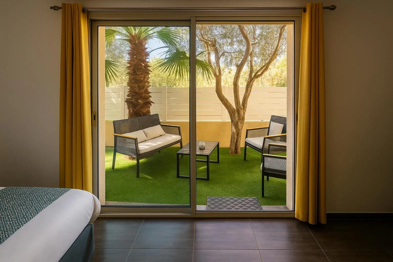 Bedroom in Hotel & Spa Gil de France Cap d'Agde