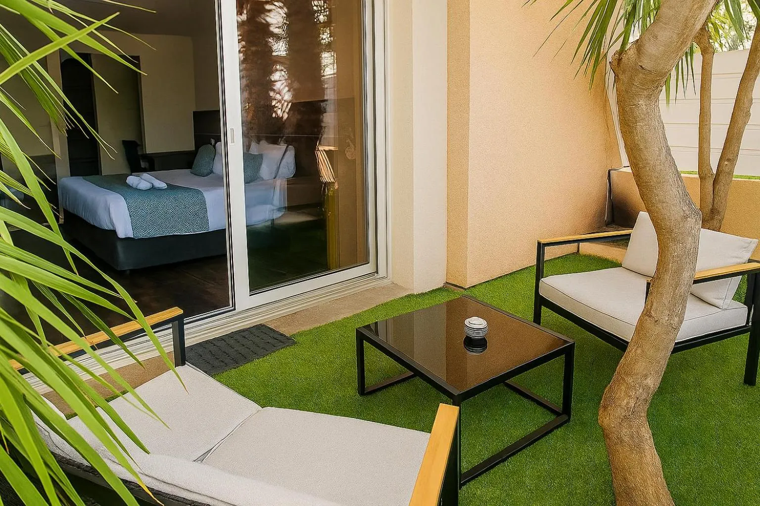 Balcony/Terrace in Hotel & Spa Gil de France Cap d'Agde