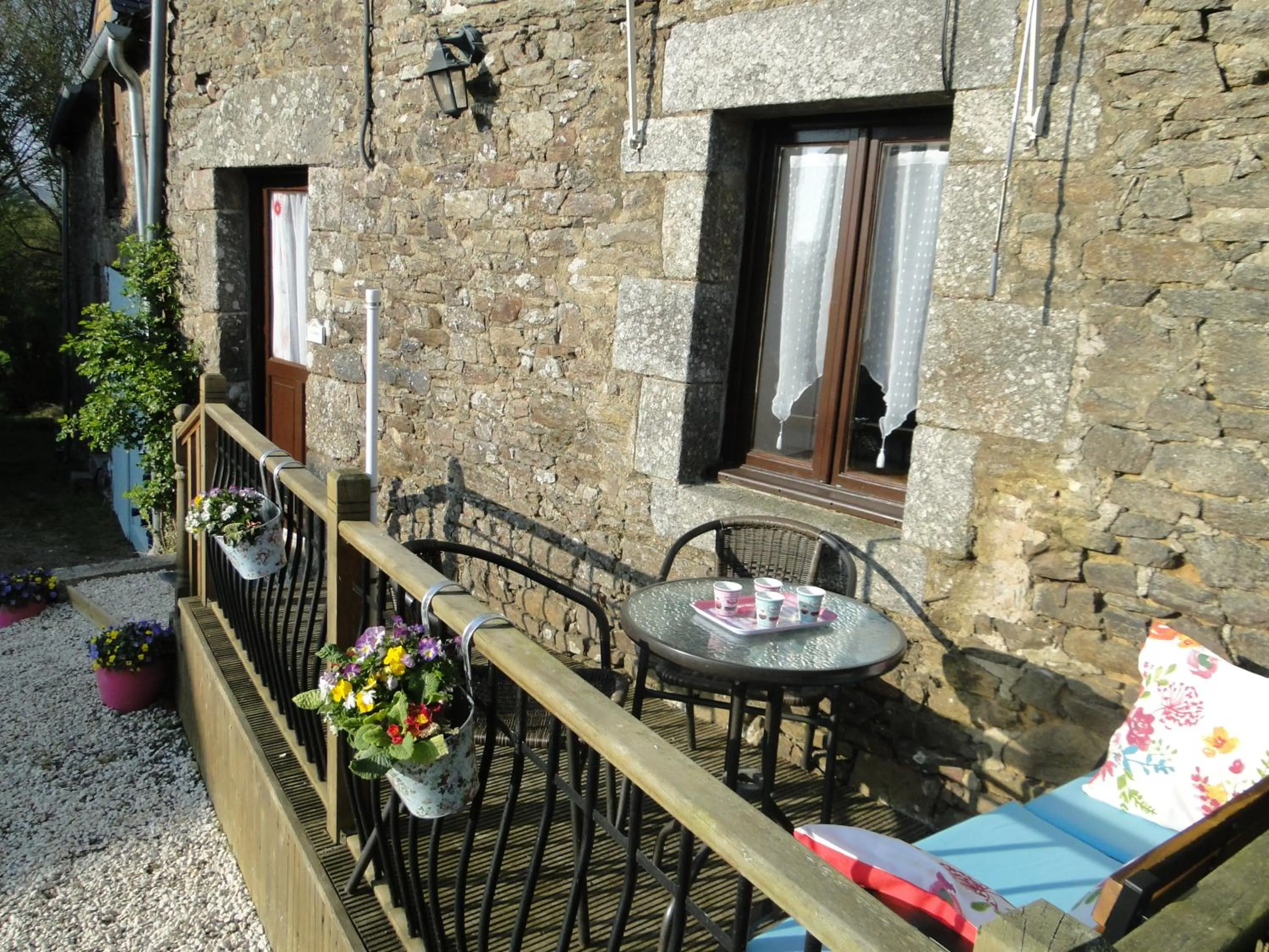 Patio in Gites de la Motte Parent