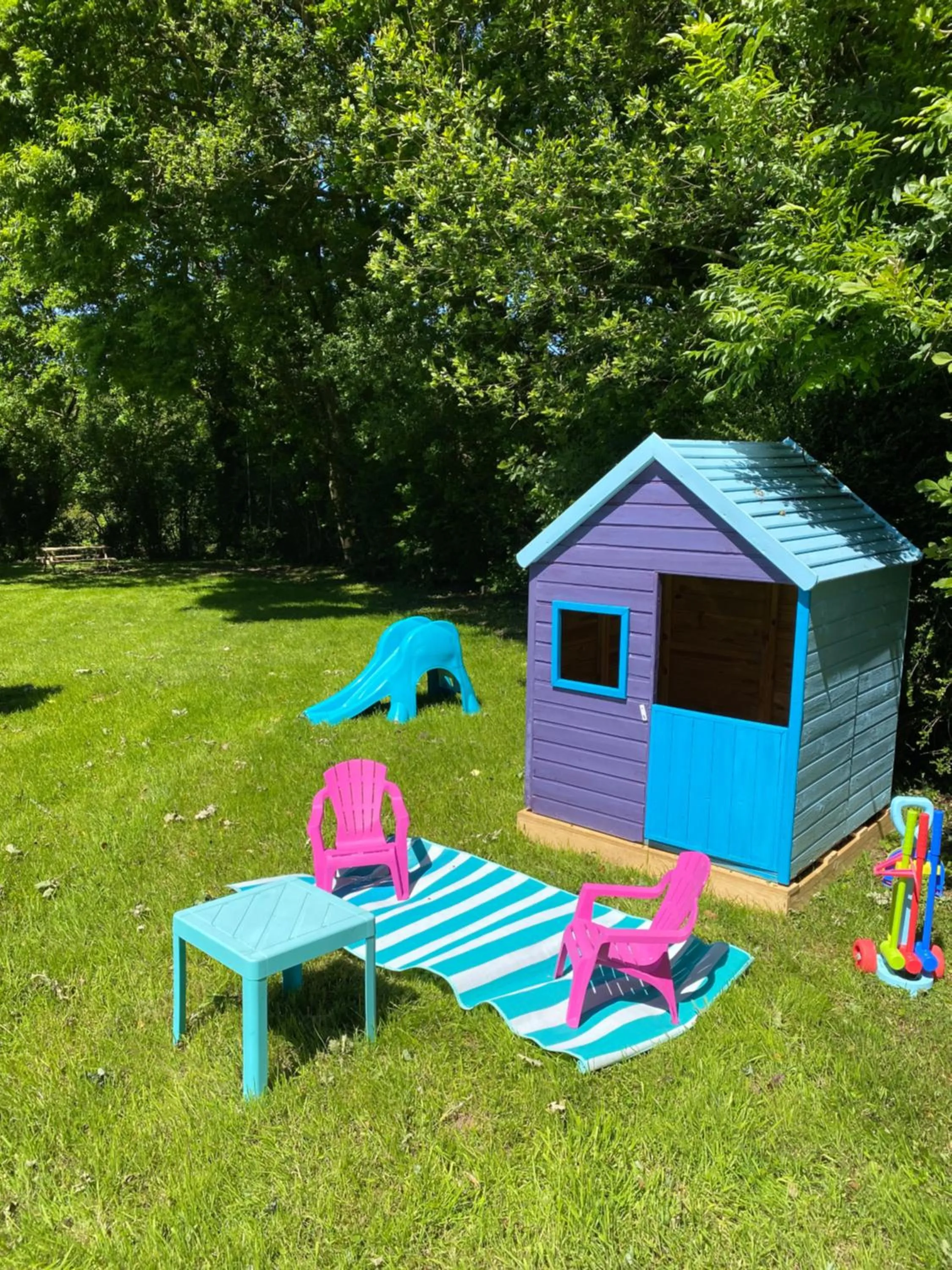 Children play ground in Gites de la Motte Parent