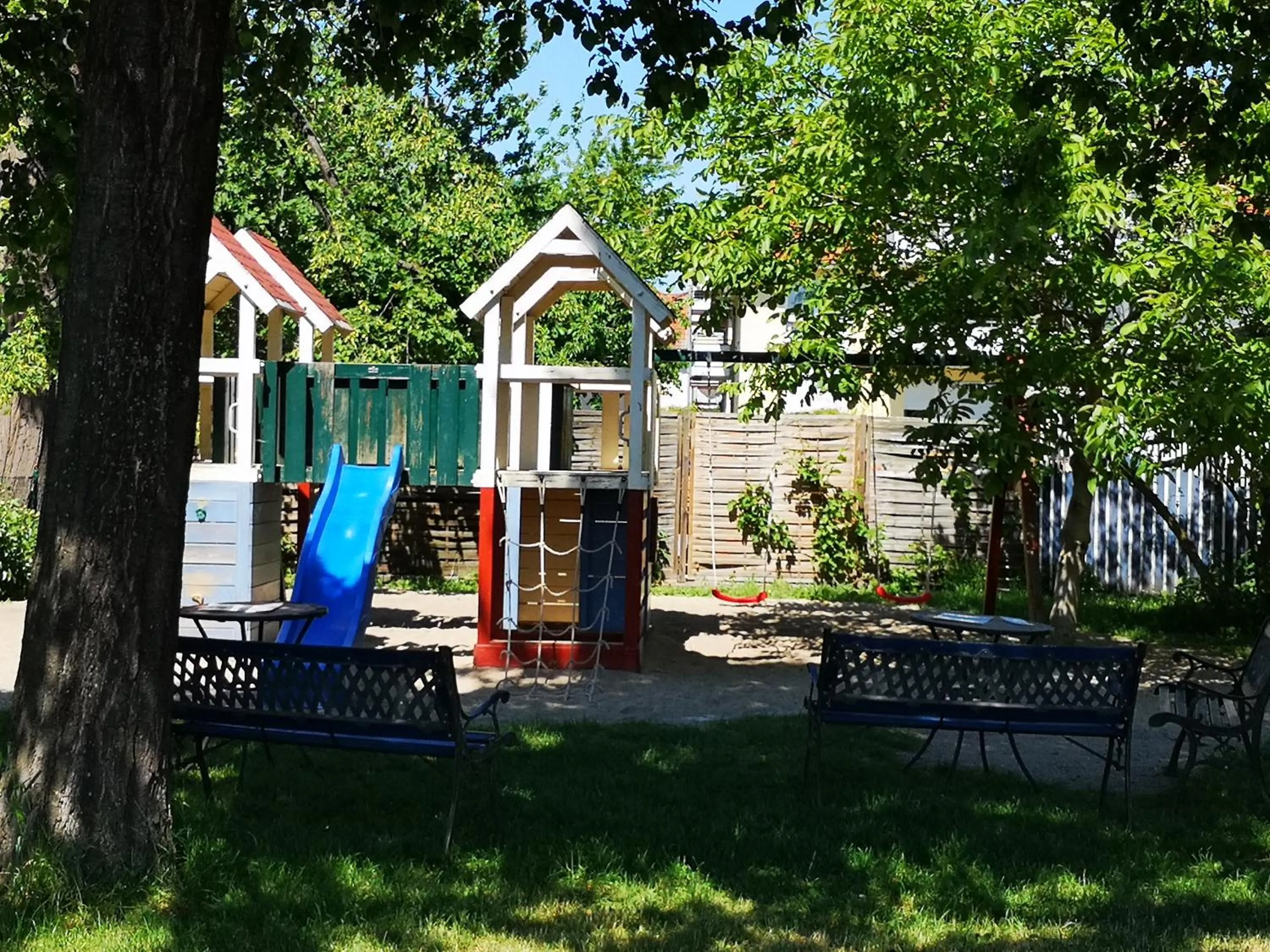 Children play ground in Dampfschiff Radebeul-Altkö