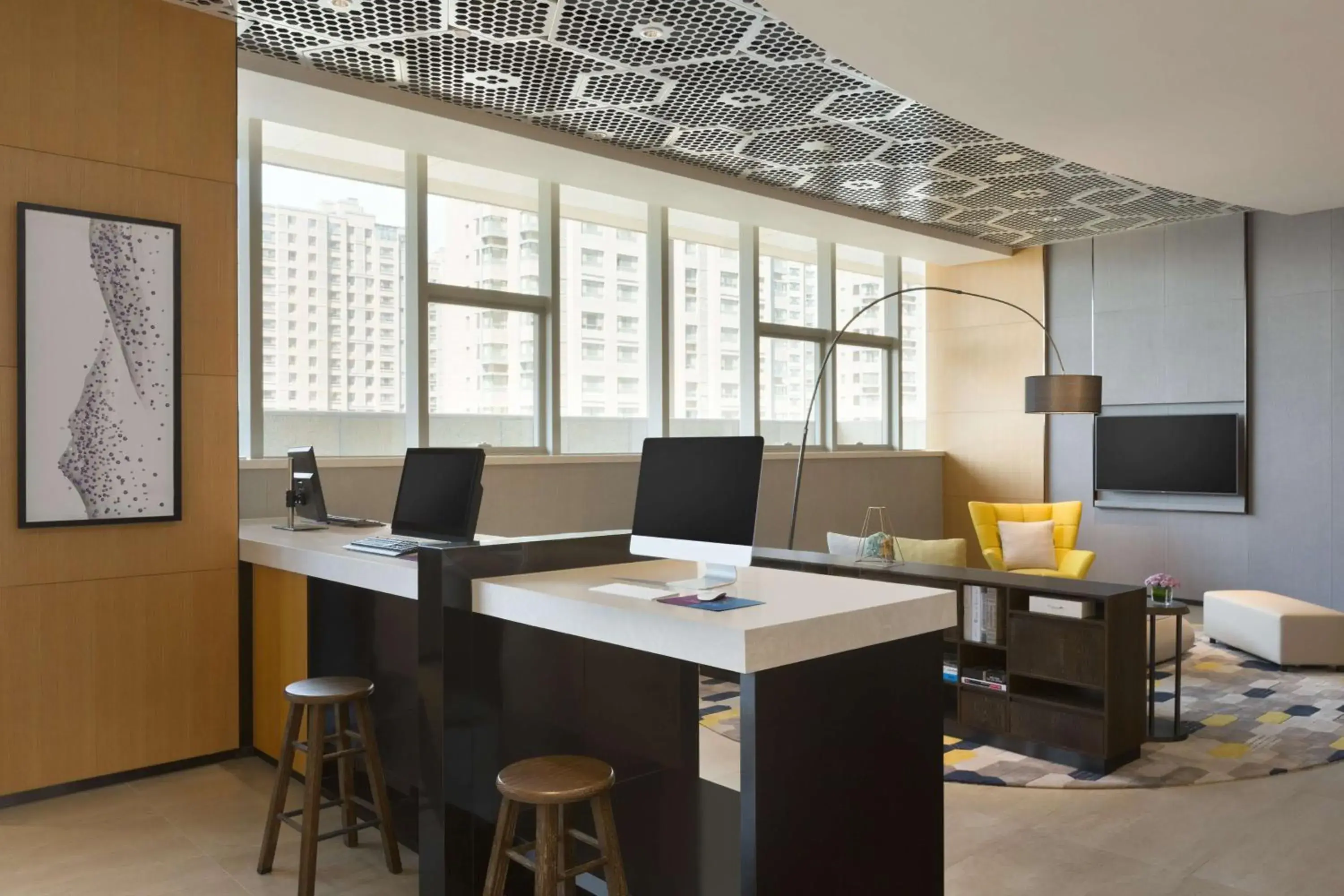 Lobby or reception in Hyatt House Yinchuan Yuecaicheng Lobby or reception in Hyatt House Yinchuan Yuecaicheng