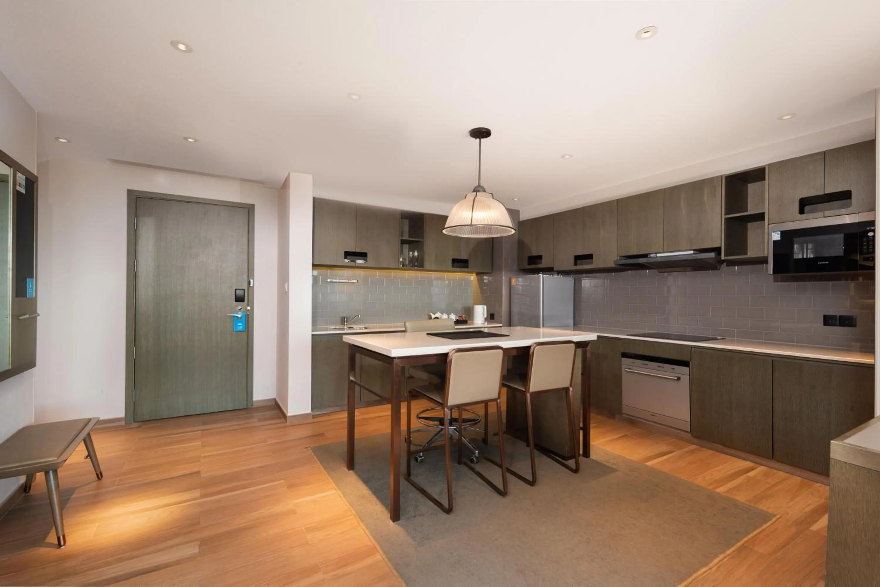 Dining area in Hyatt House Yinchuan Yuecaicheng