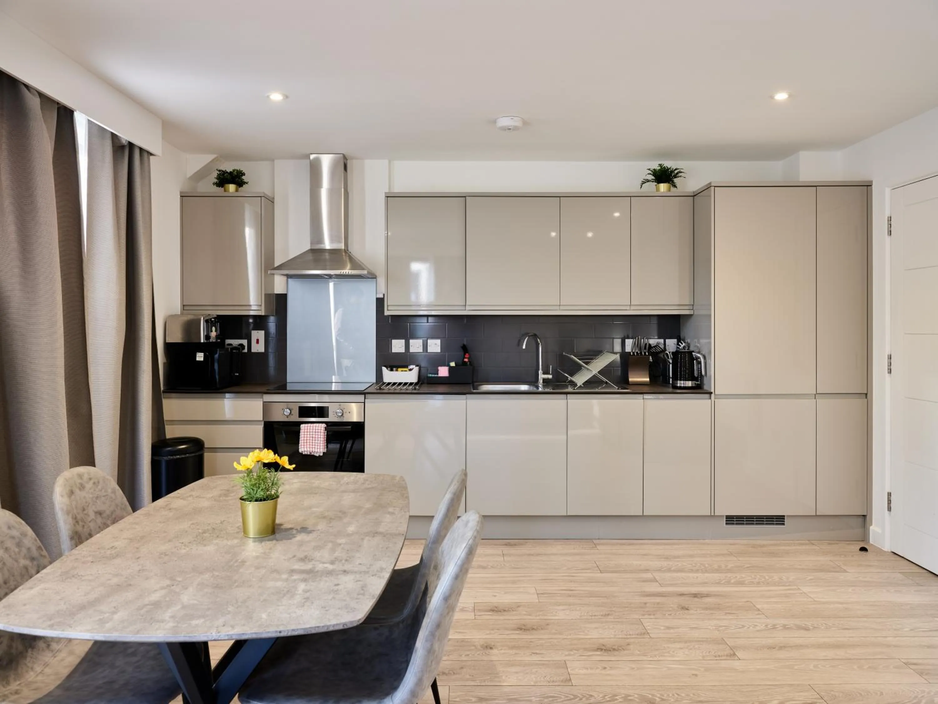kitchen in Hampton Suites Serviced Apartments