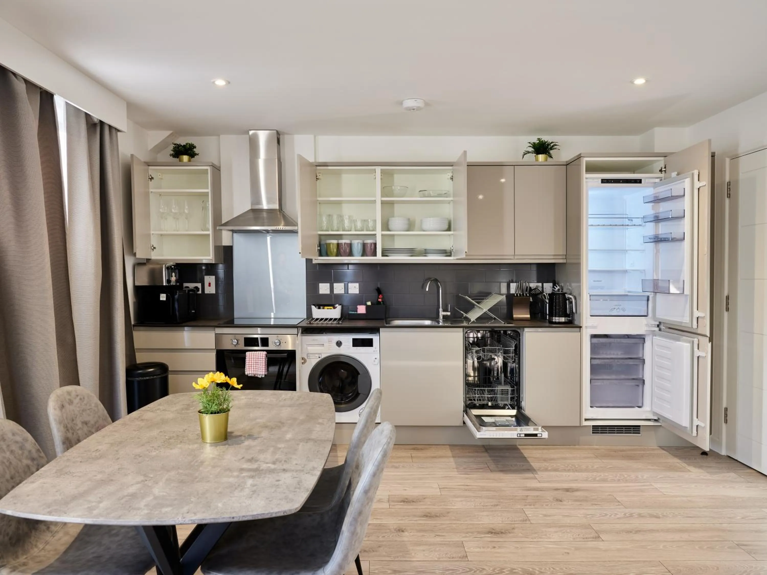Kitchen or kitchenette in Hampton Suites Serviced Apartments