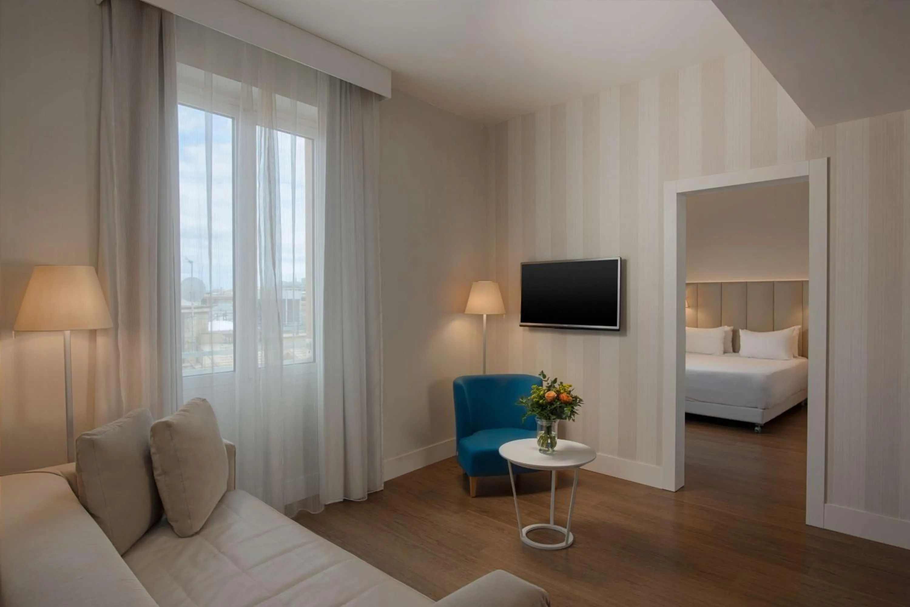 Bedroom, Bed in NH Genova Centro