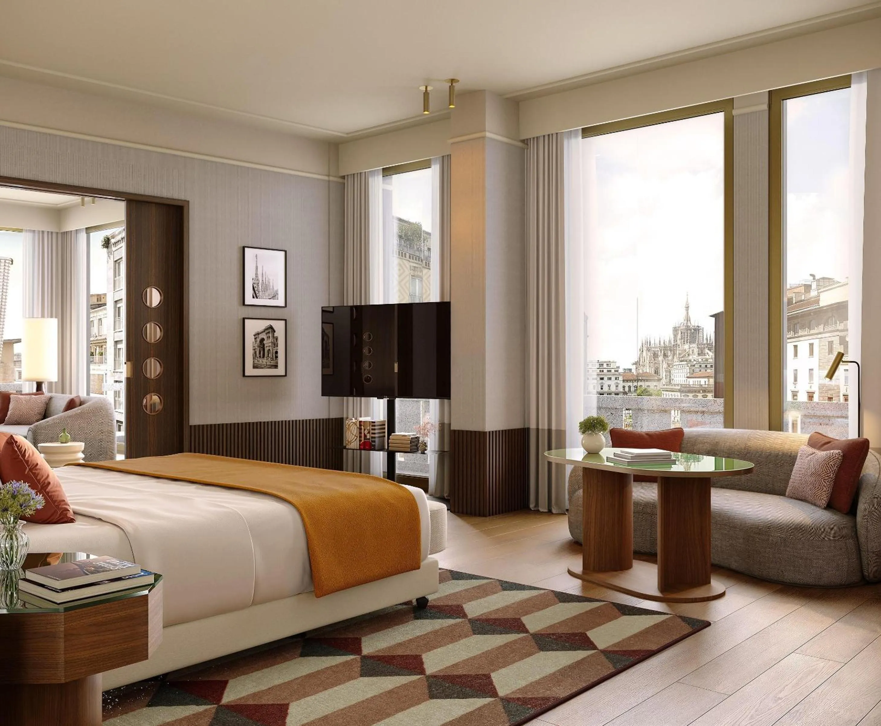 Photo of the whole room, Bed in Tivoli President Milano Hotel