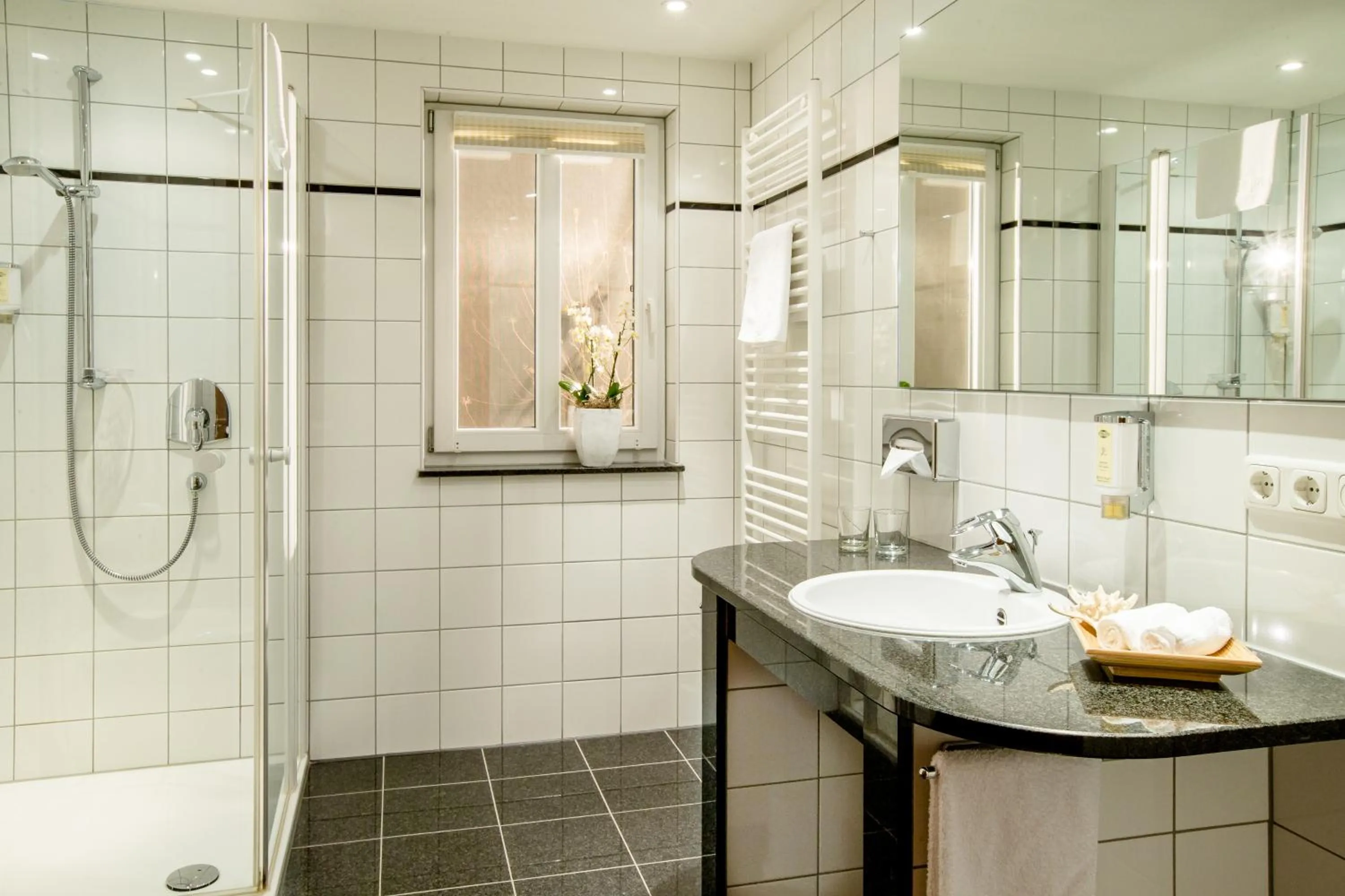 Shower in Seehotel Niedernberg - Das Dorf am See