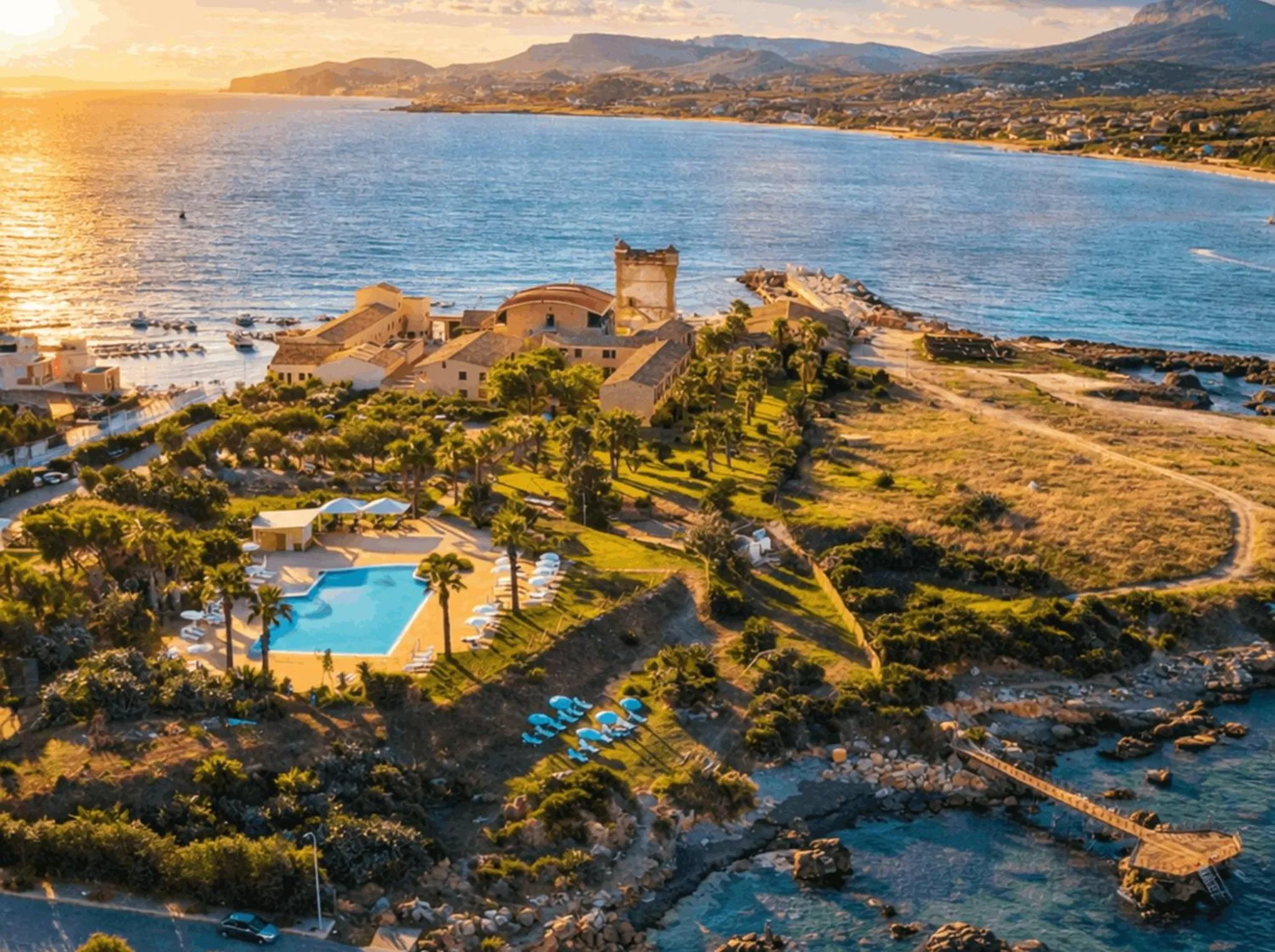 Property building in Phi Hotel La Tonnara di Bonagia