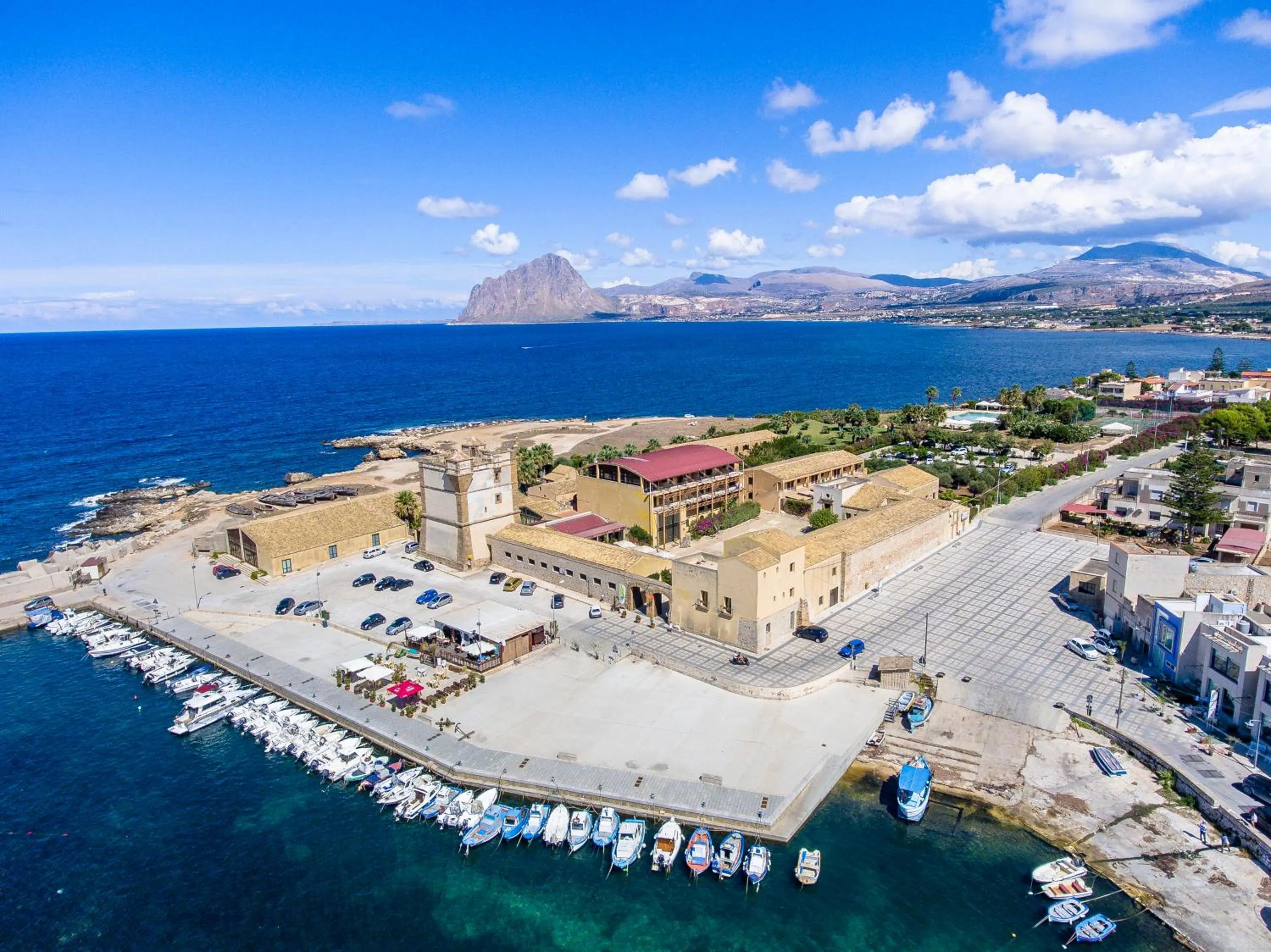 Bird's eye view in Phi Hotel La Tonnara di Bonagia