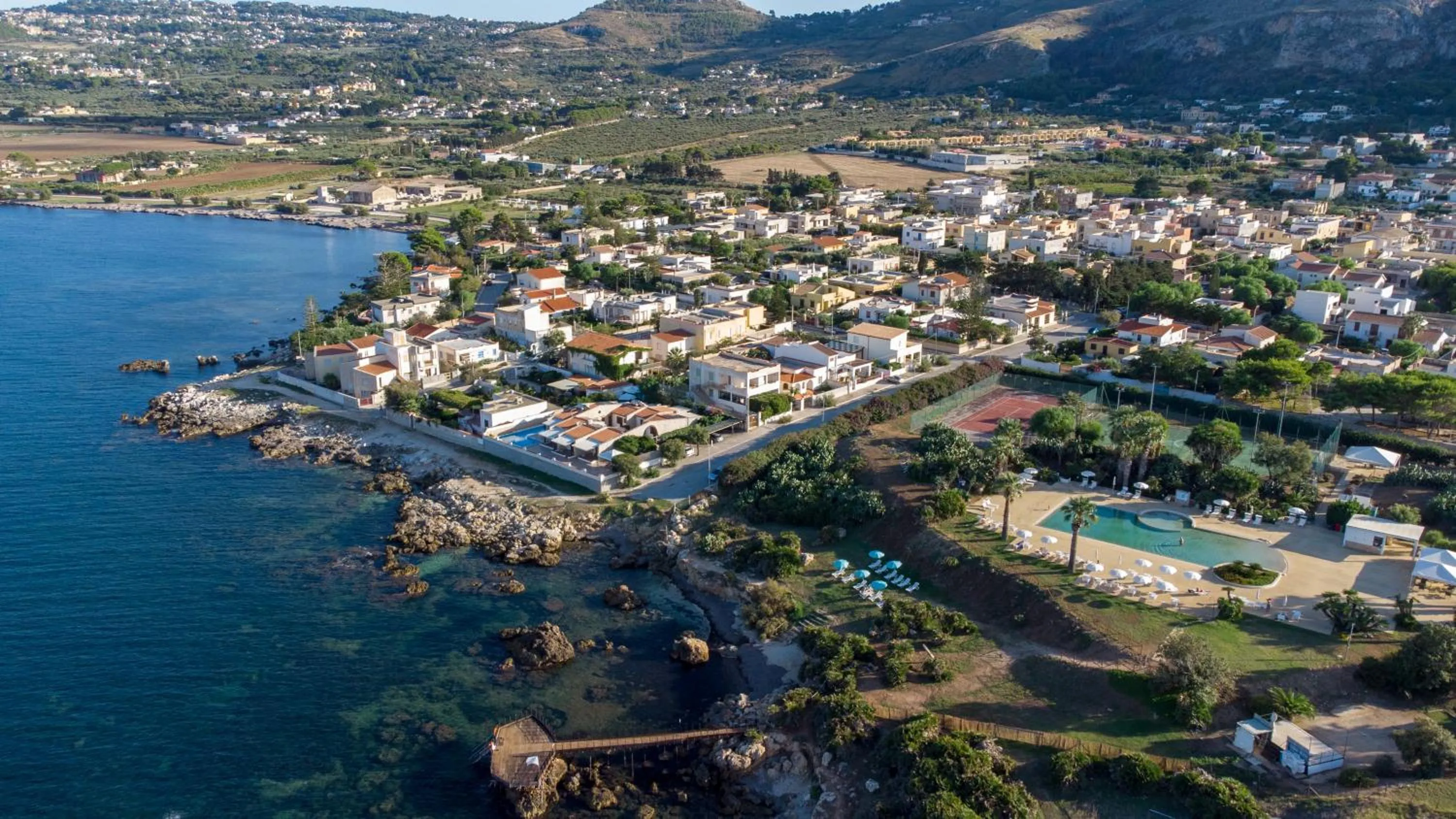Bird's eye view in Phi Hotel La Tonnara di Bonagia