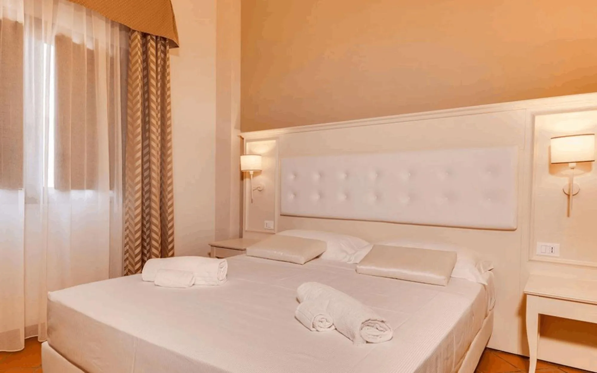 Bed in Phi Hotel La Tonnara di Bonagia