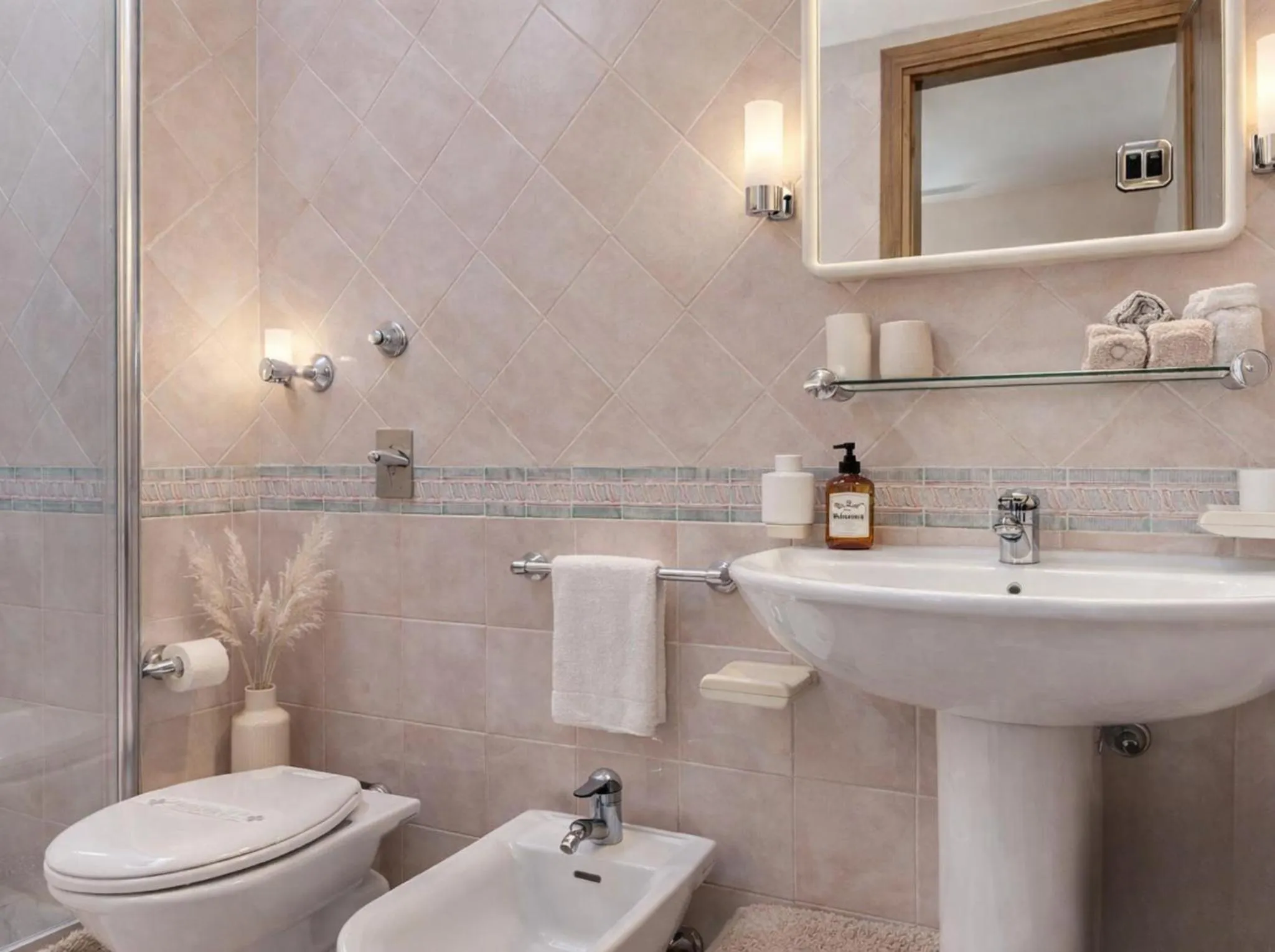 Shower in Phi Hotel La Tonnara di Bonagia