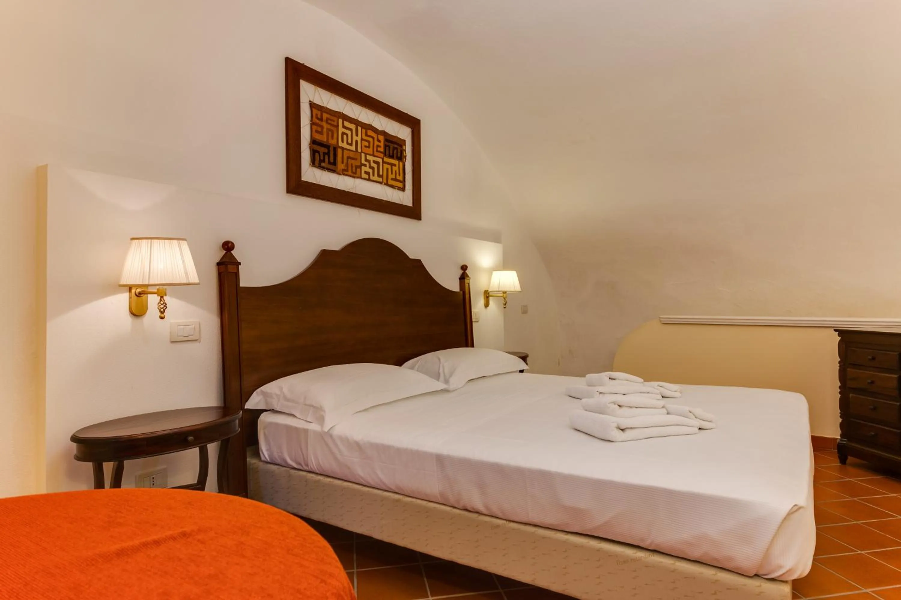 Bed in Phi Hotel La Tonnara di Bonagia