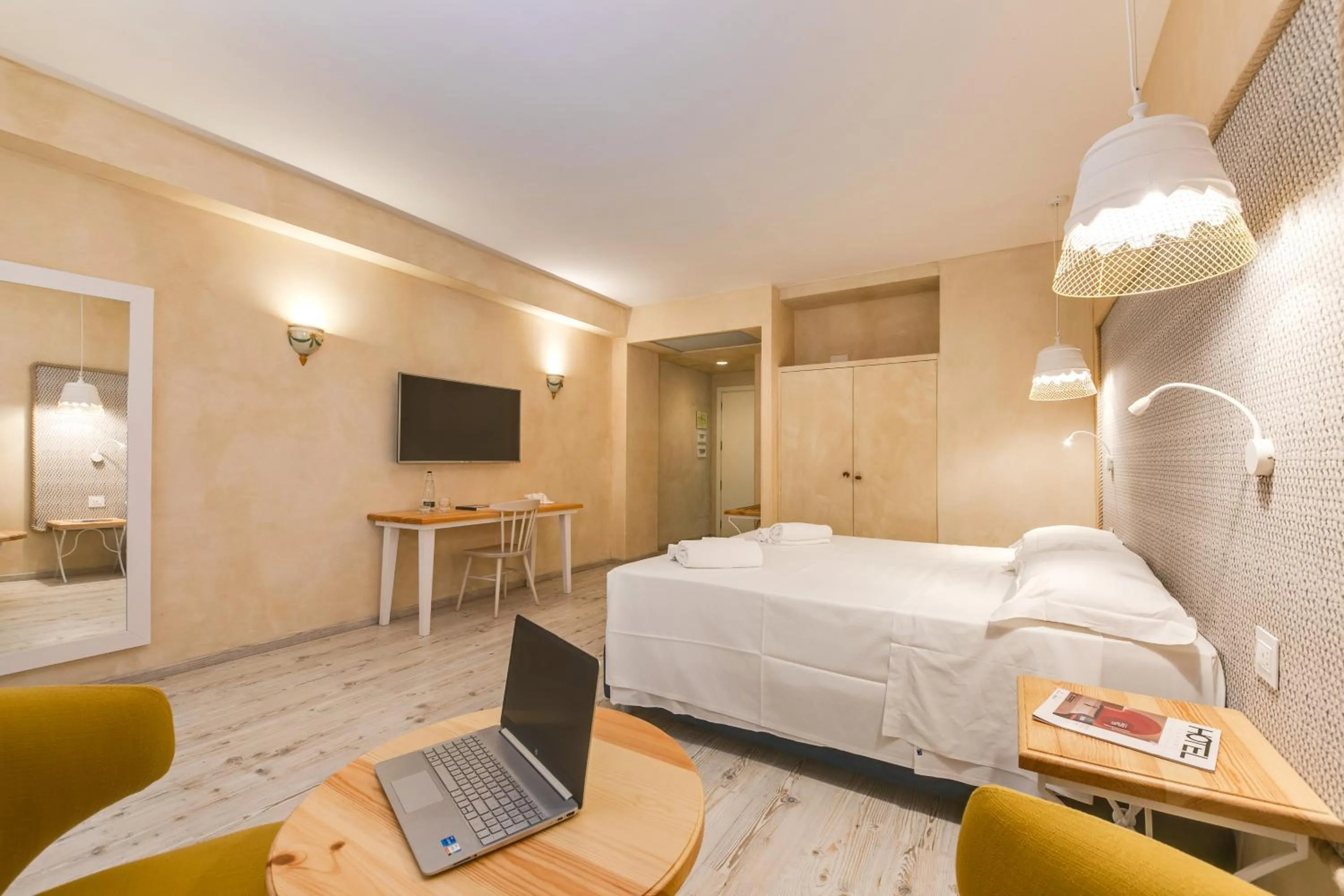 Photo of the whole room, Bed in Phi Hotel La Tonnara di Bonagia