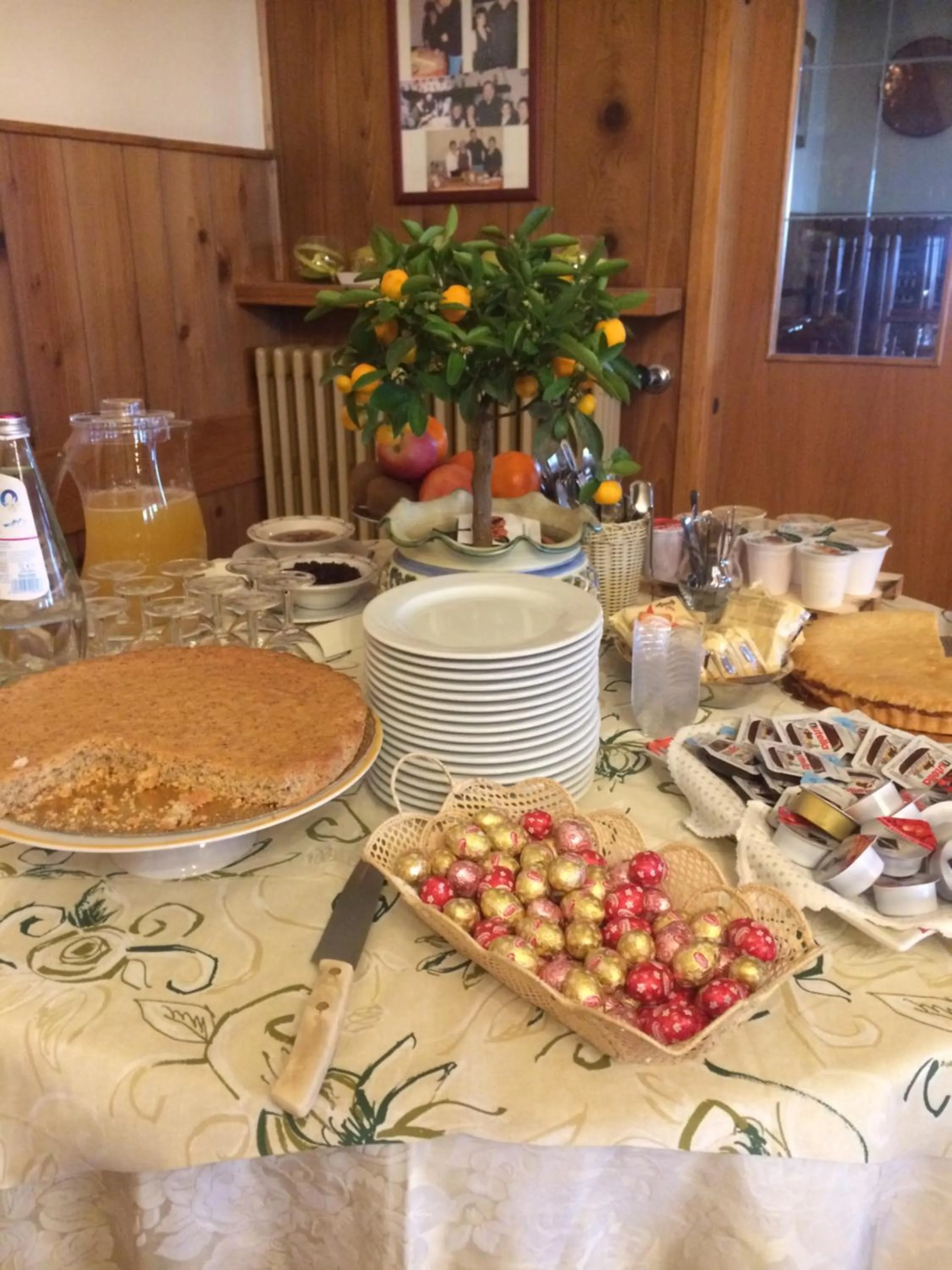 Italian breakfast in Albergo Filietto