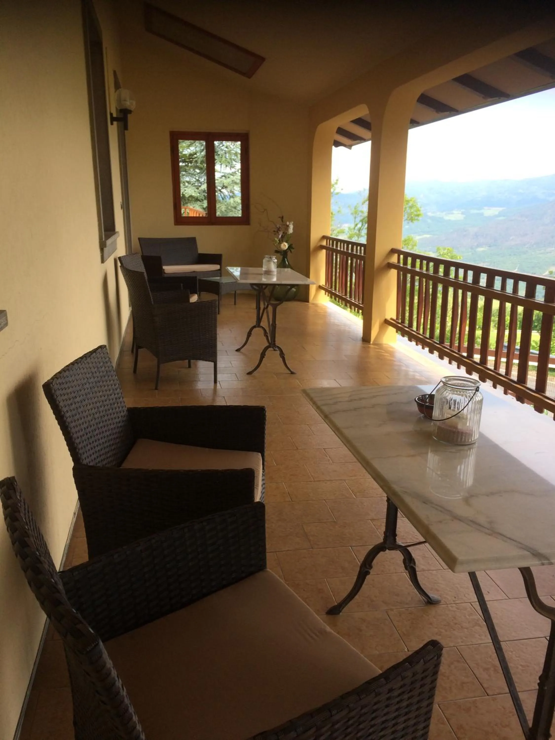 Balcony/Terrace in Albergo Filietto