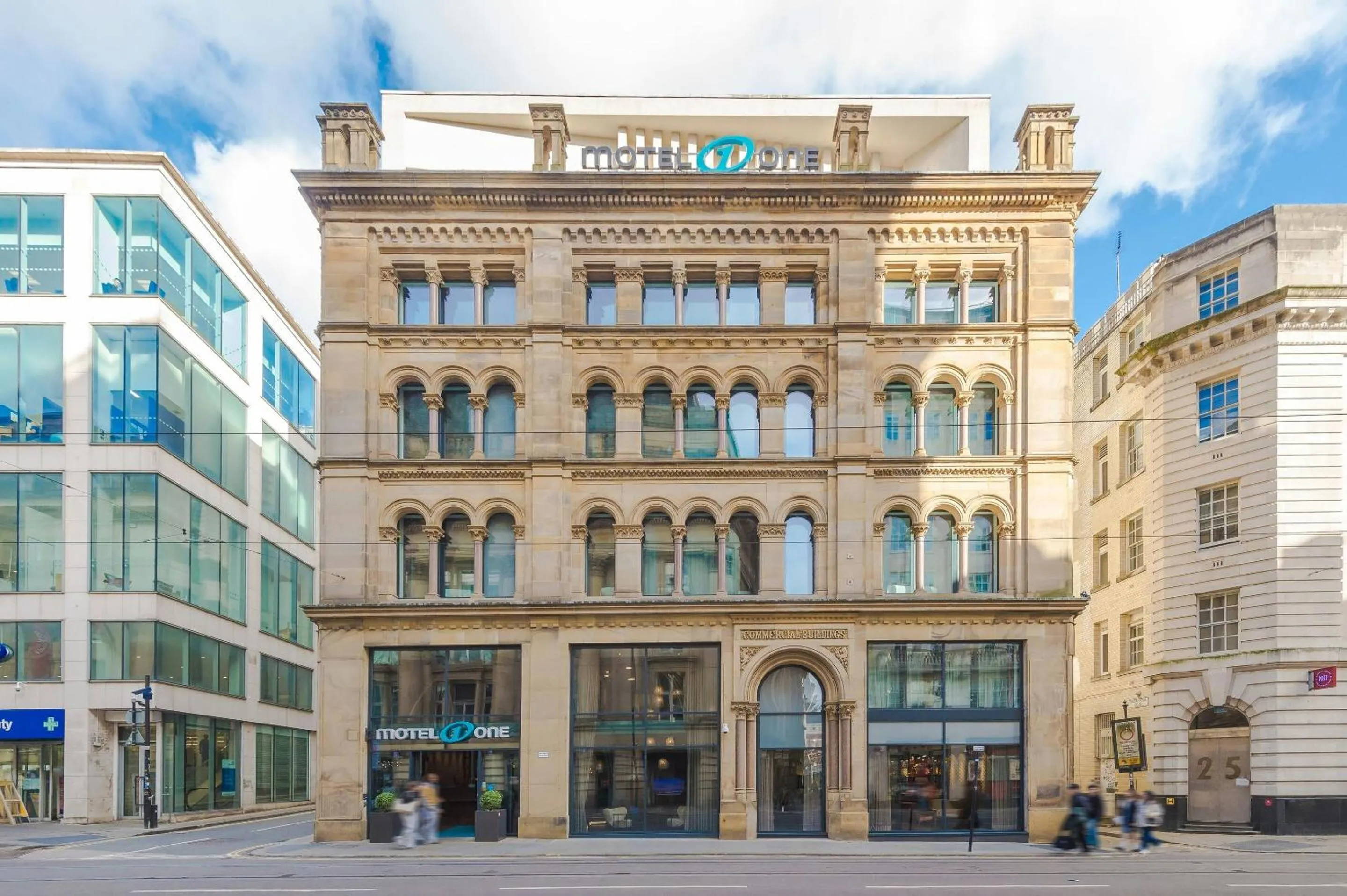Facade/entrance in Motel One Manchester-Royal Exchange