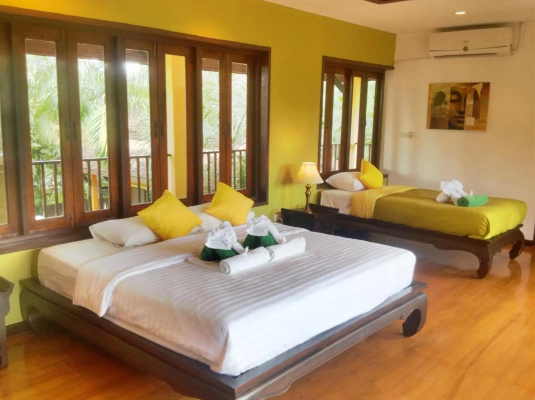 Bed in Villa Chaya