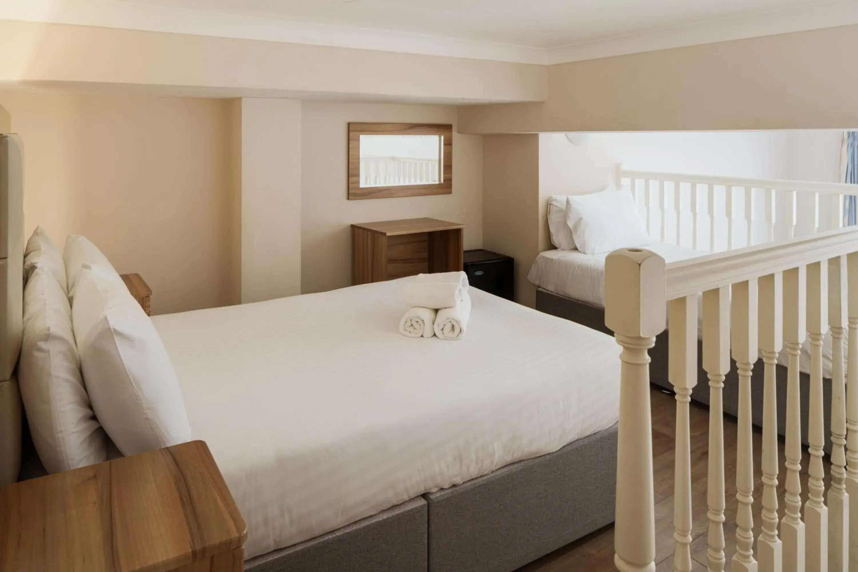 Bed in Royal Eagle Hotel Bed in Royal Eagle Hotel