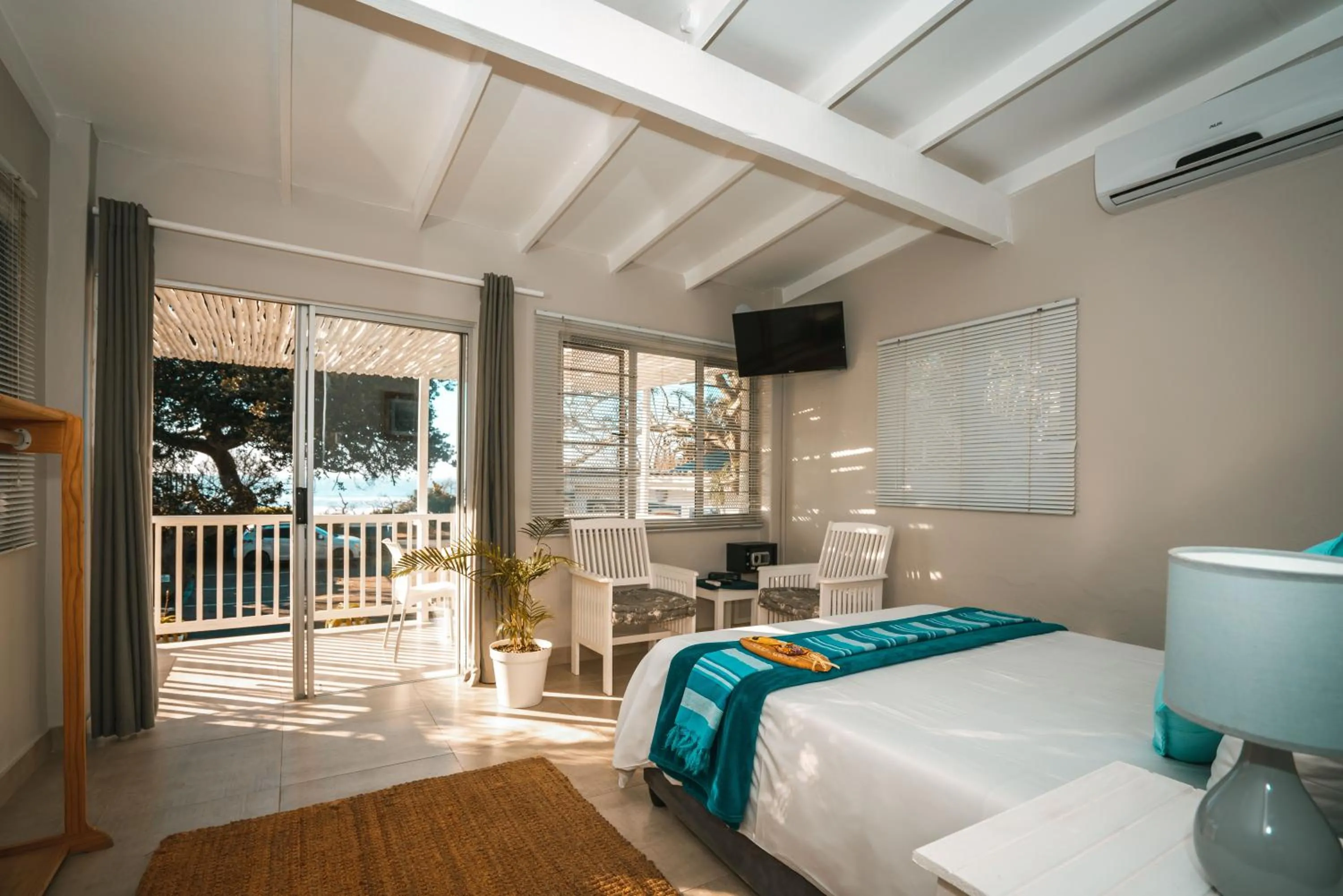 Bed in Surf Motel