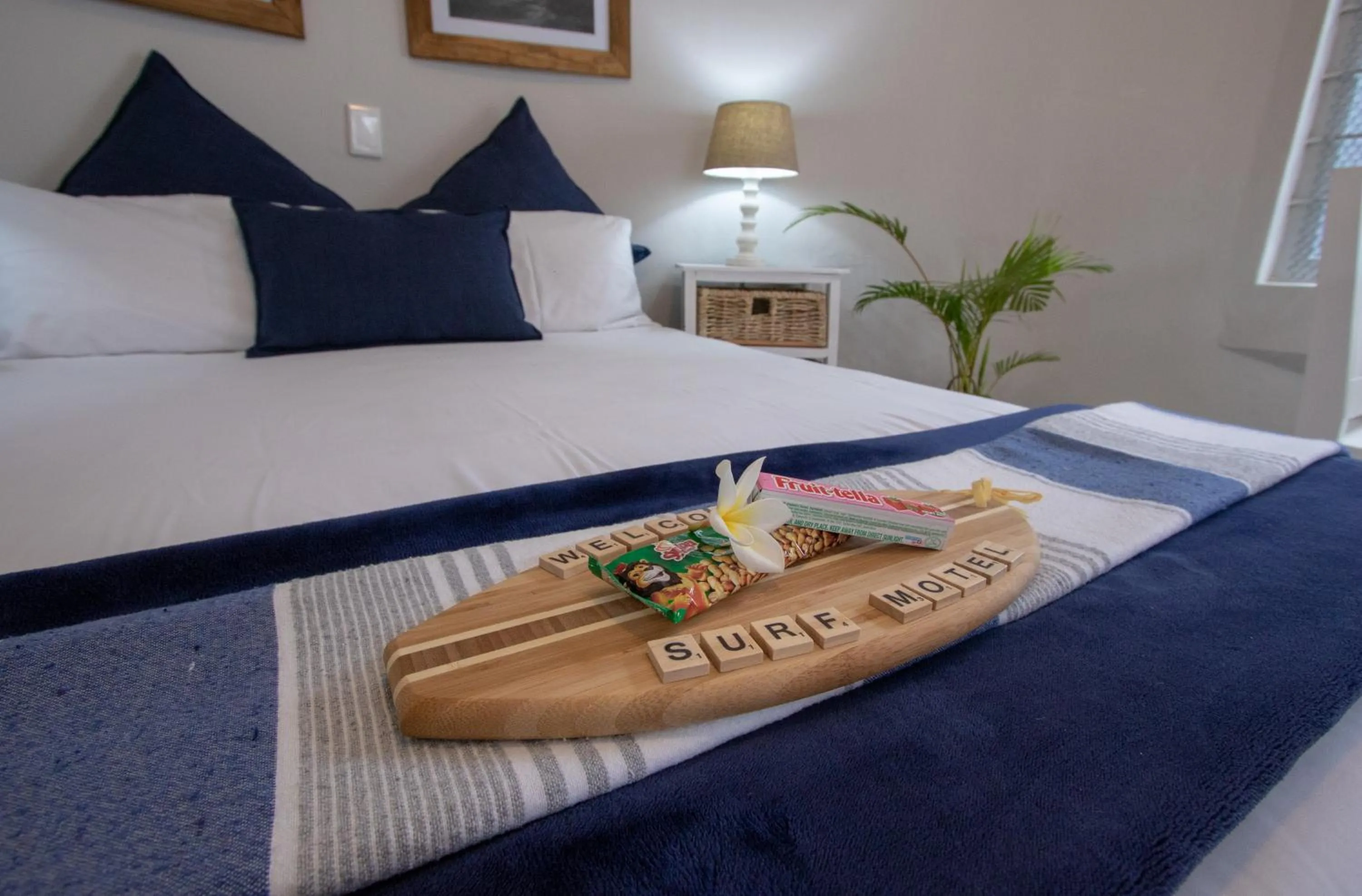 Bed in Surf Motel