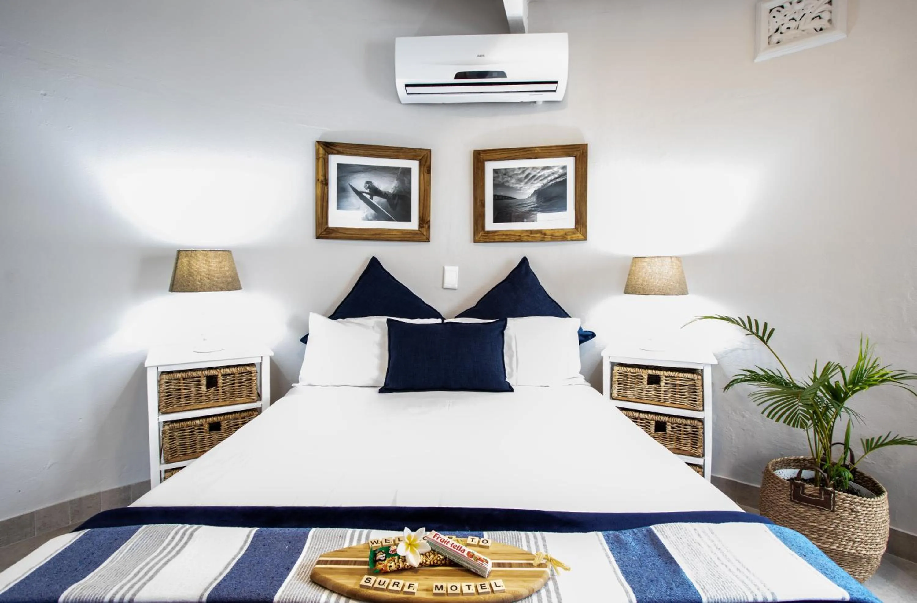 Bed in Surf Motel