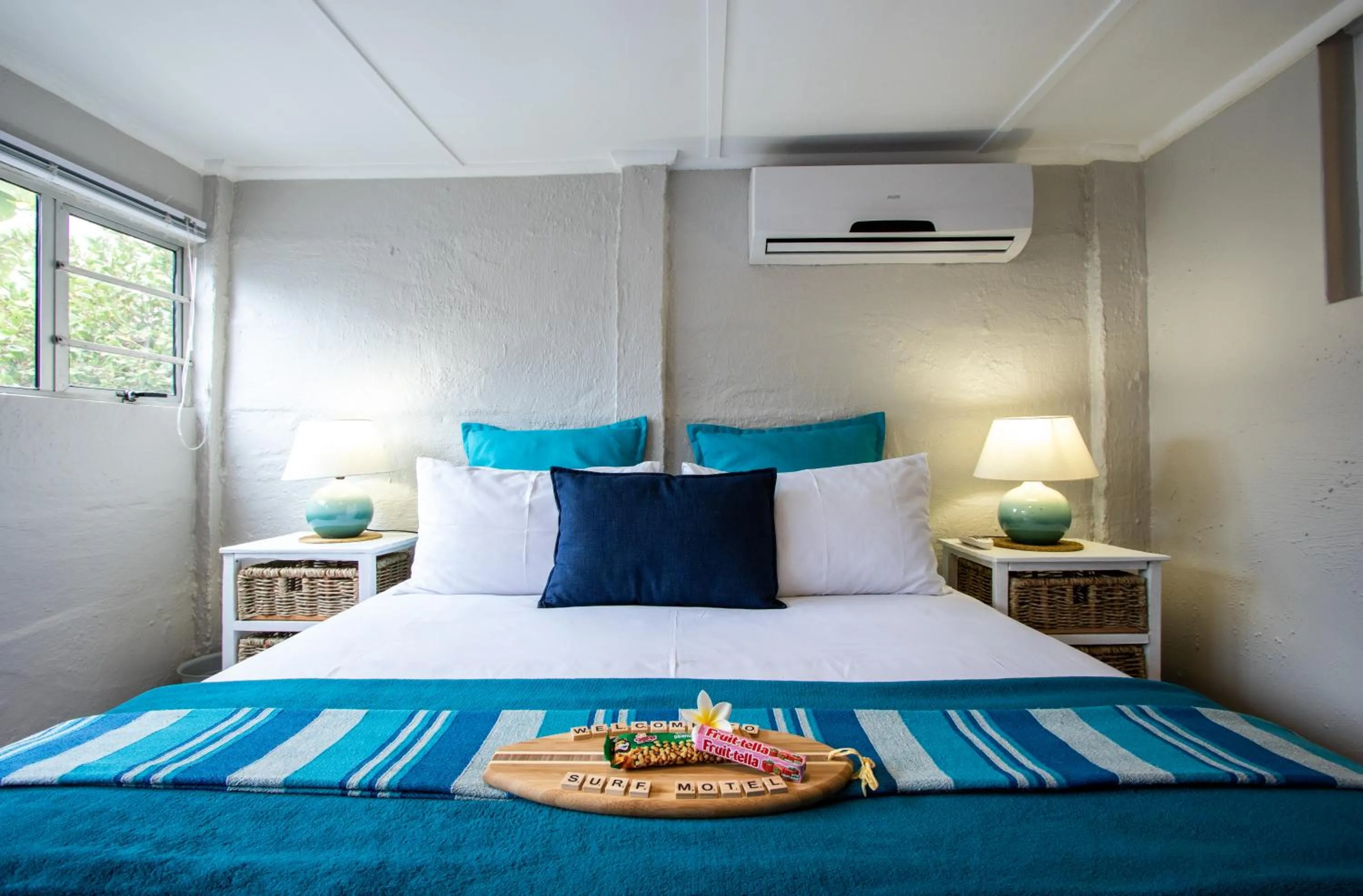 Bed in Surf Motel