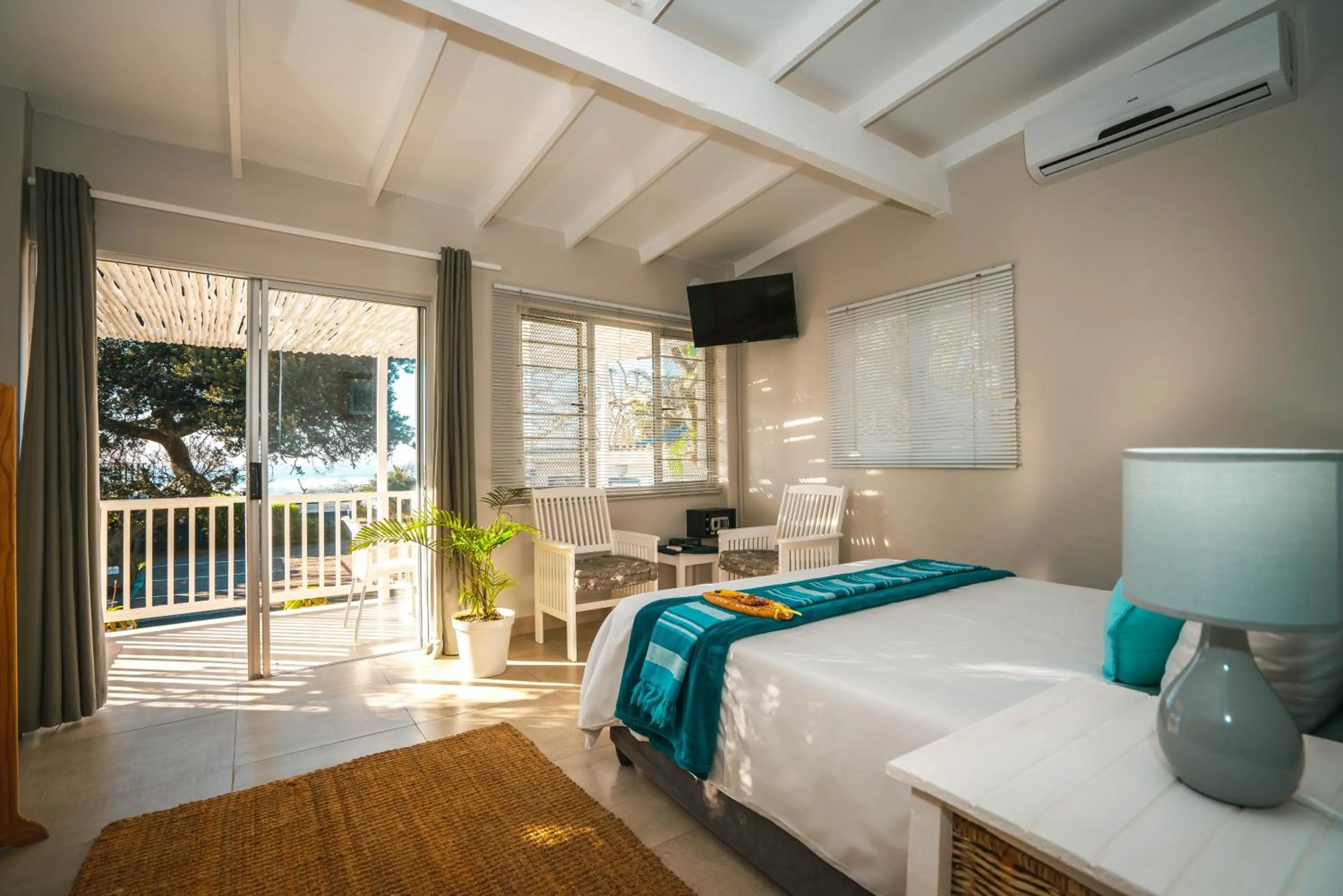 Bed in Surf Motel