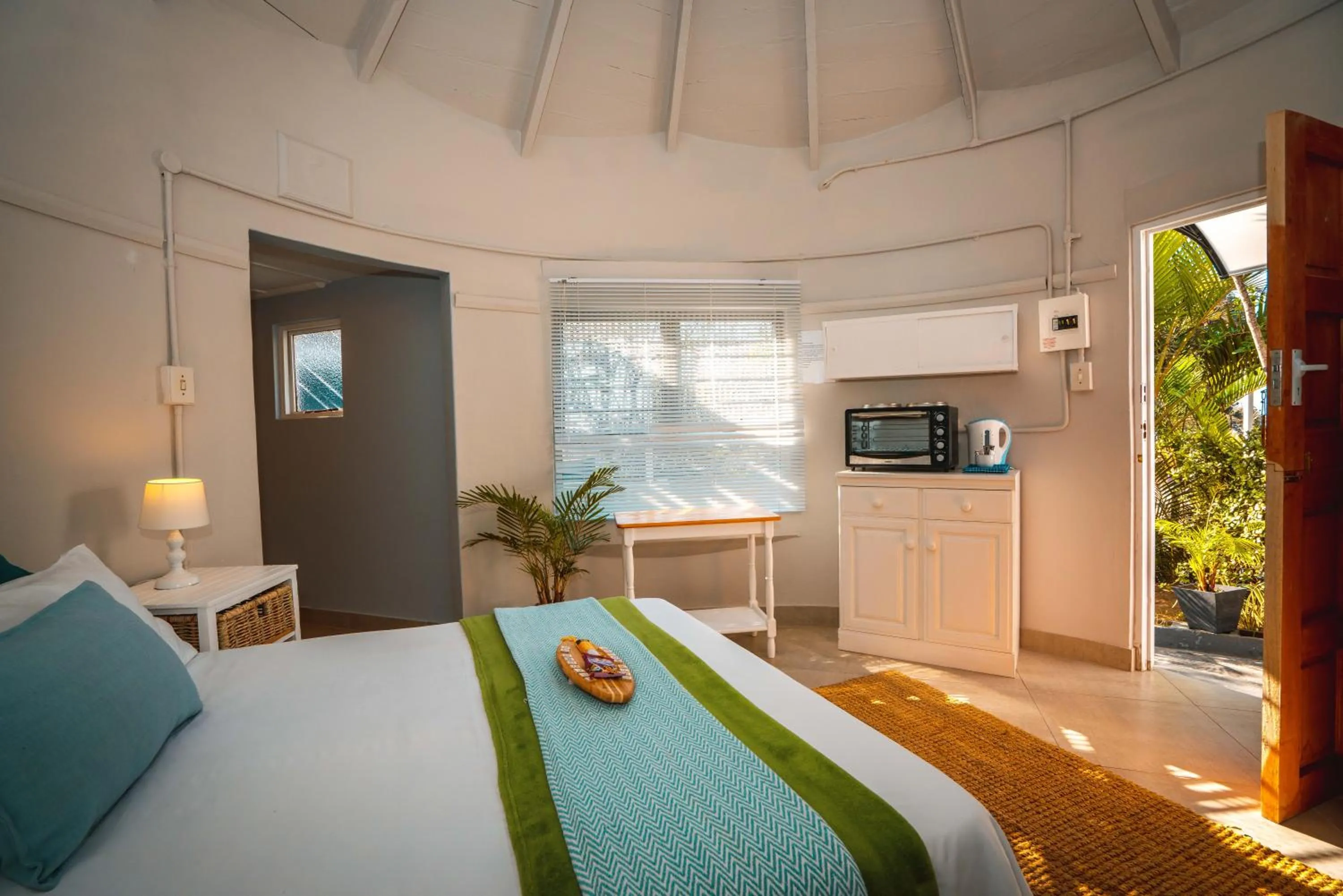 Bed in Surf Motel