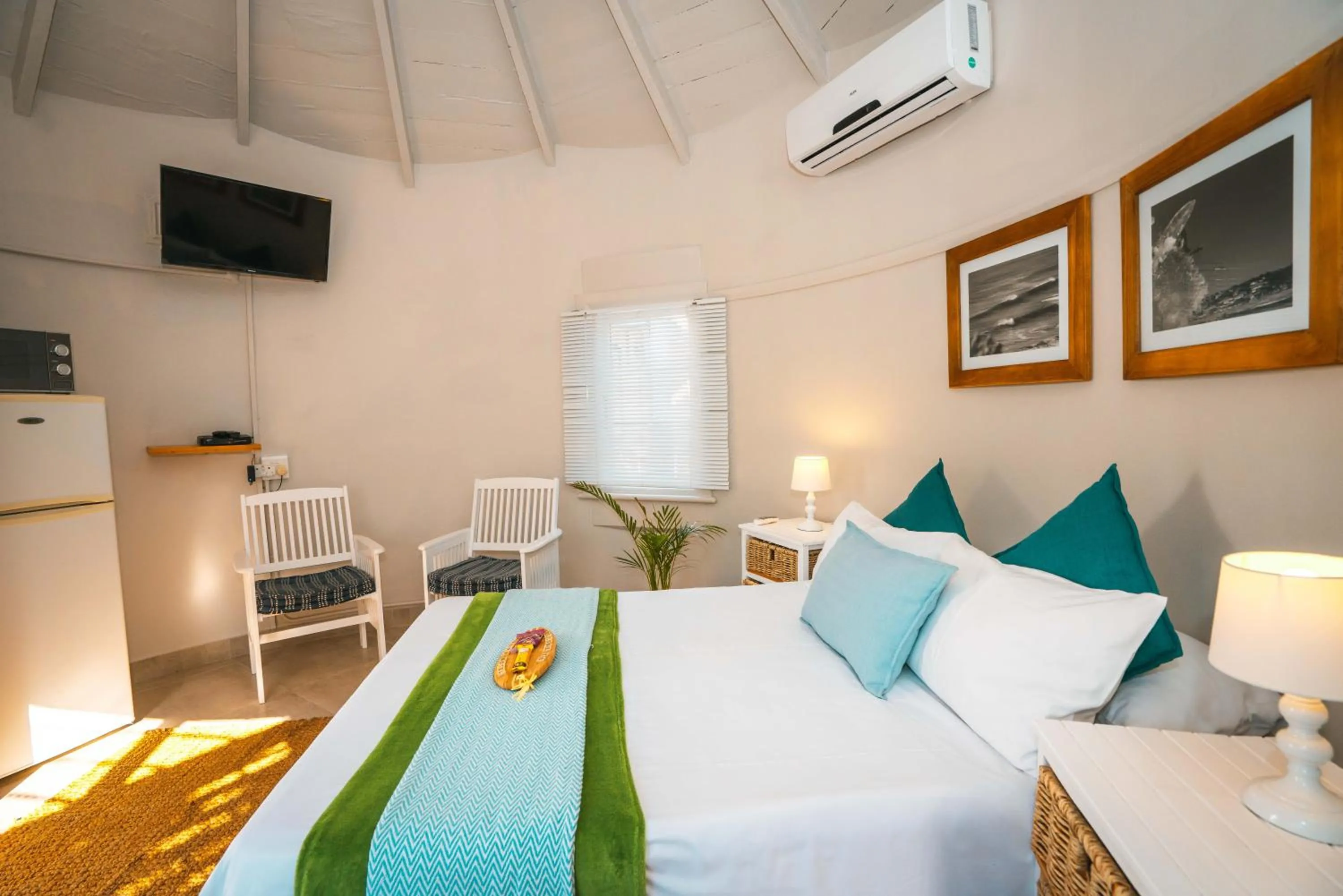 Bed in Surf Motel