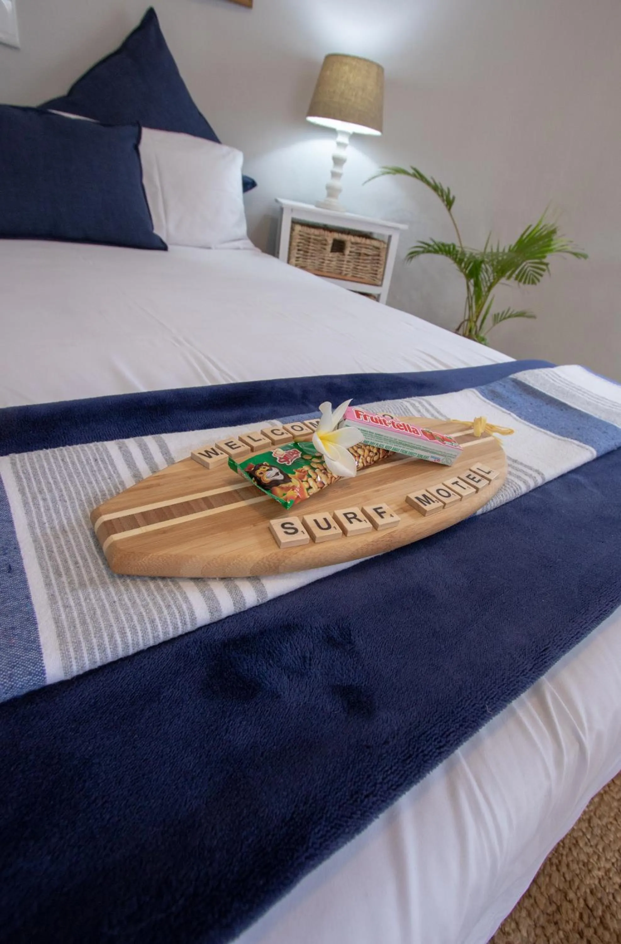 Bed in Surf Motel