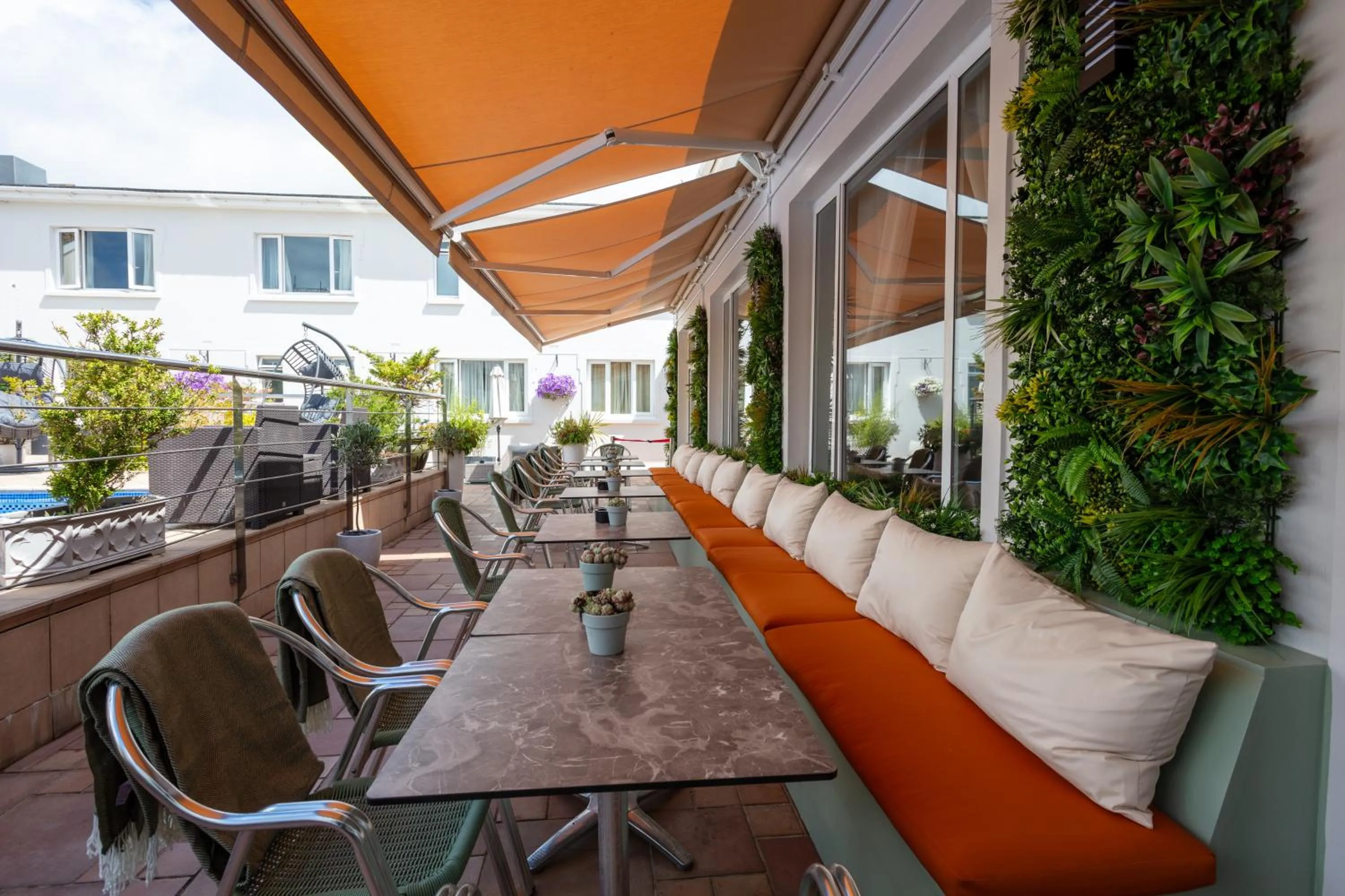 Dining area in The Savoy Jersey