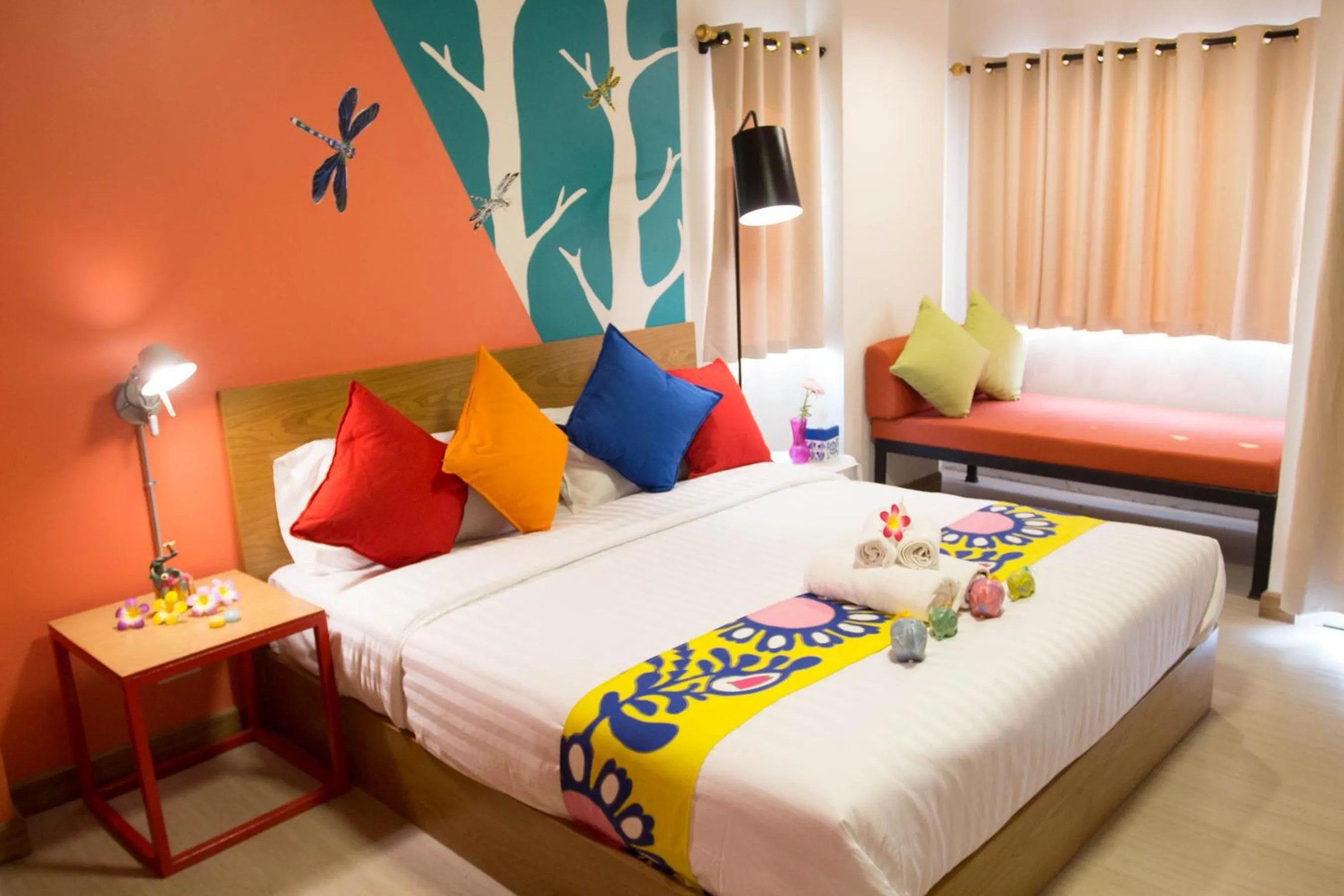 Bed in Non Nid Non Noi Design Residence