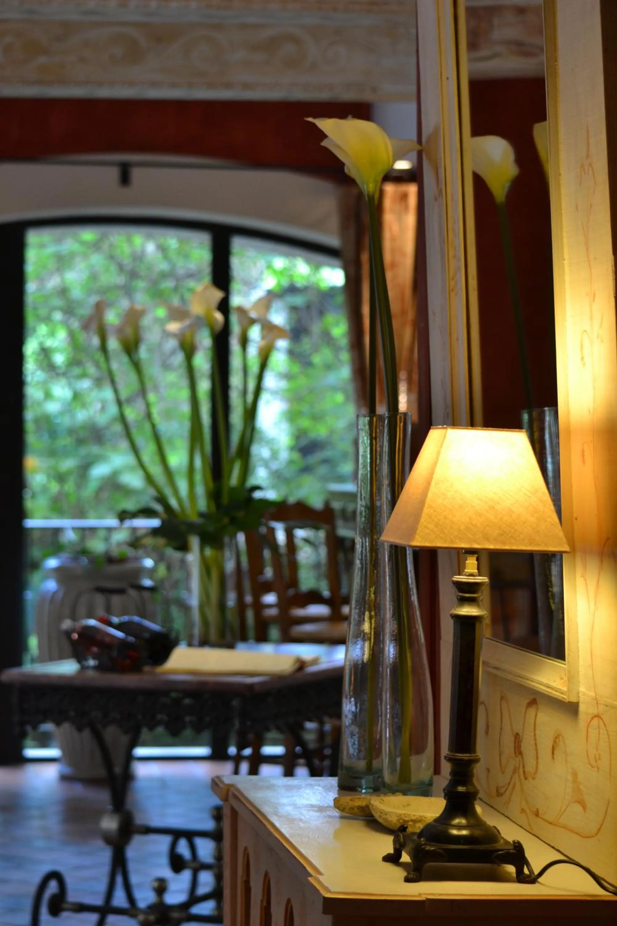 Decorative detail in Hotel du Poète