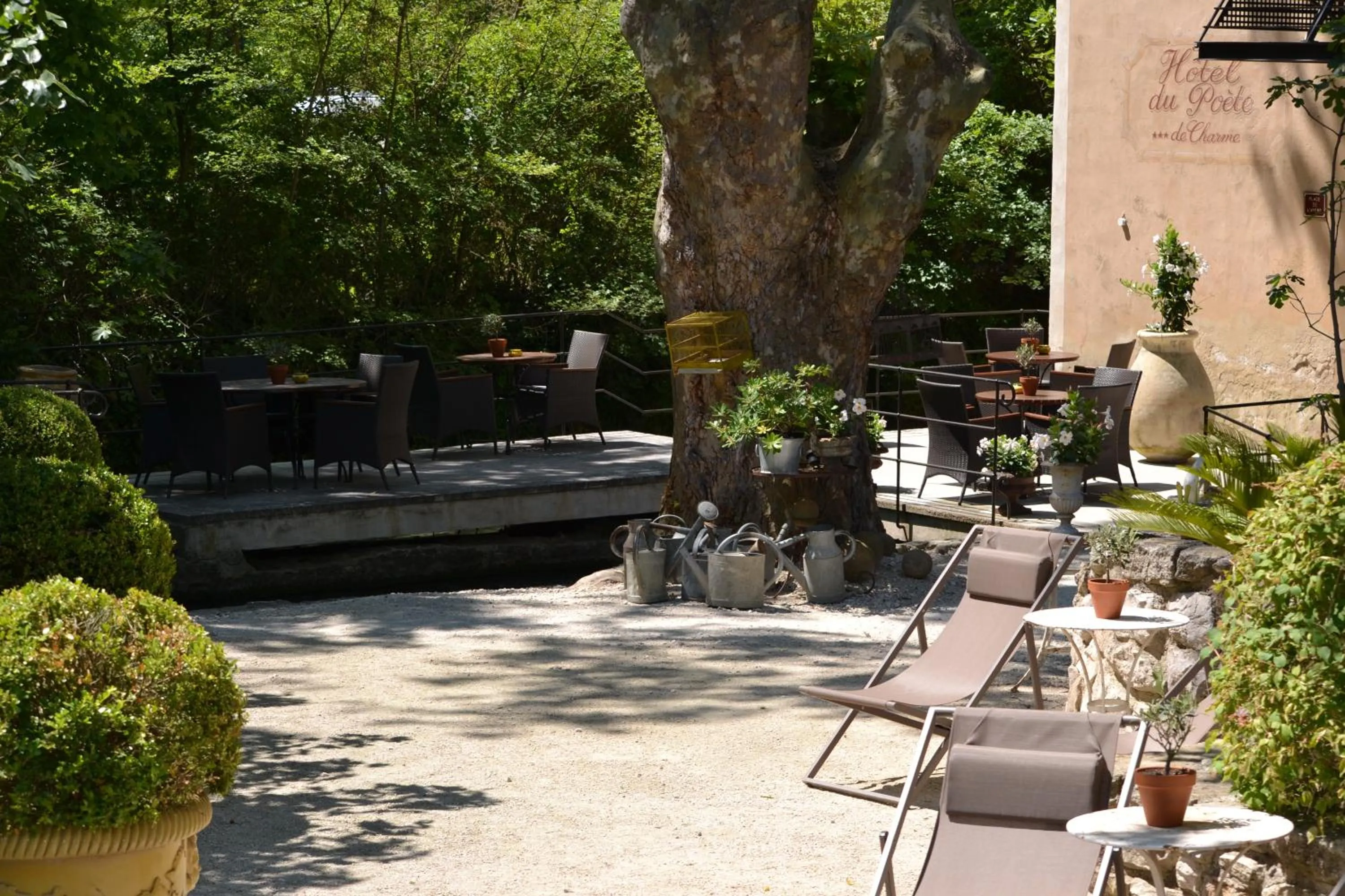 Balcony/Terrace in Hotel du Poète